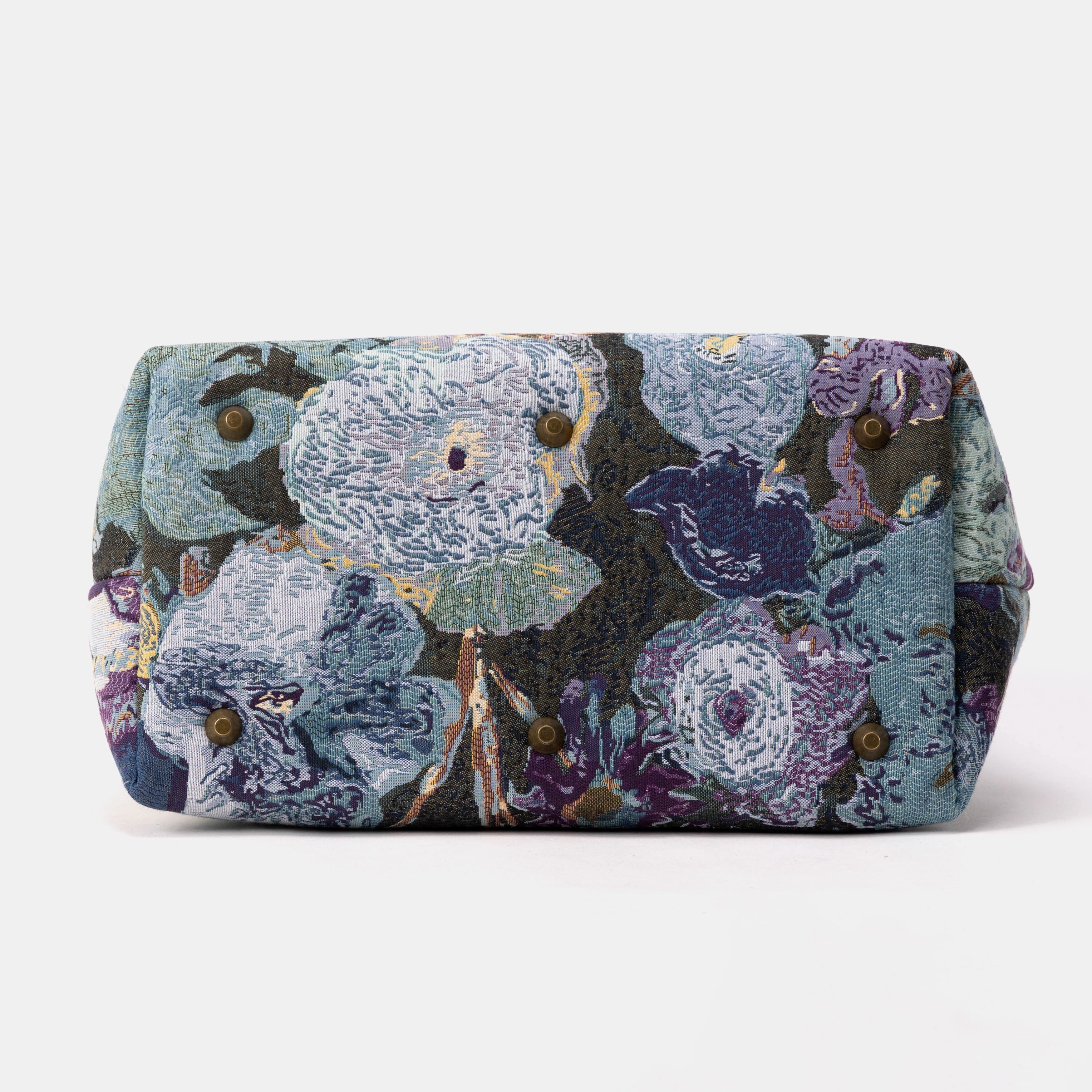 Abstract Blue Carpet Handbag Purse - Image 5