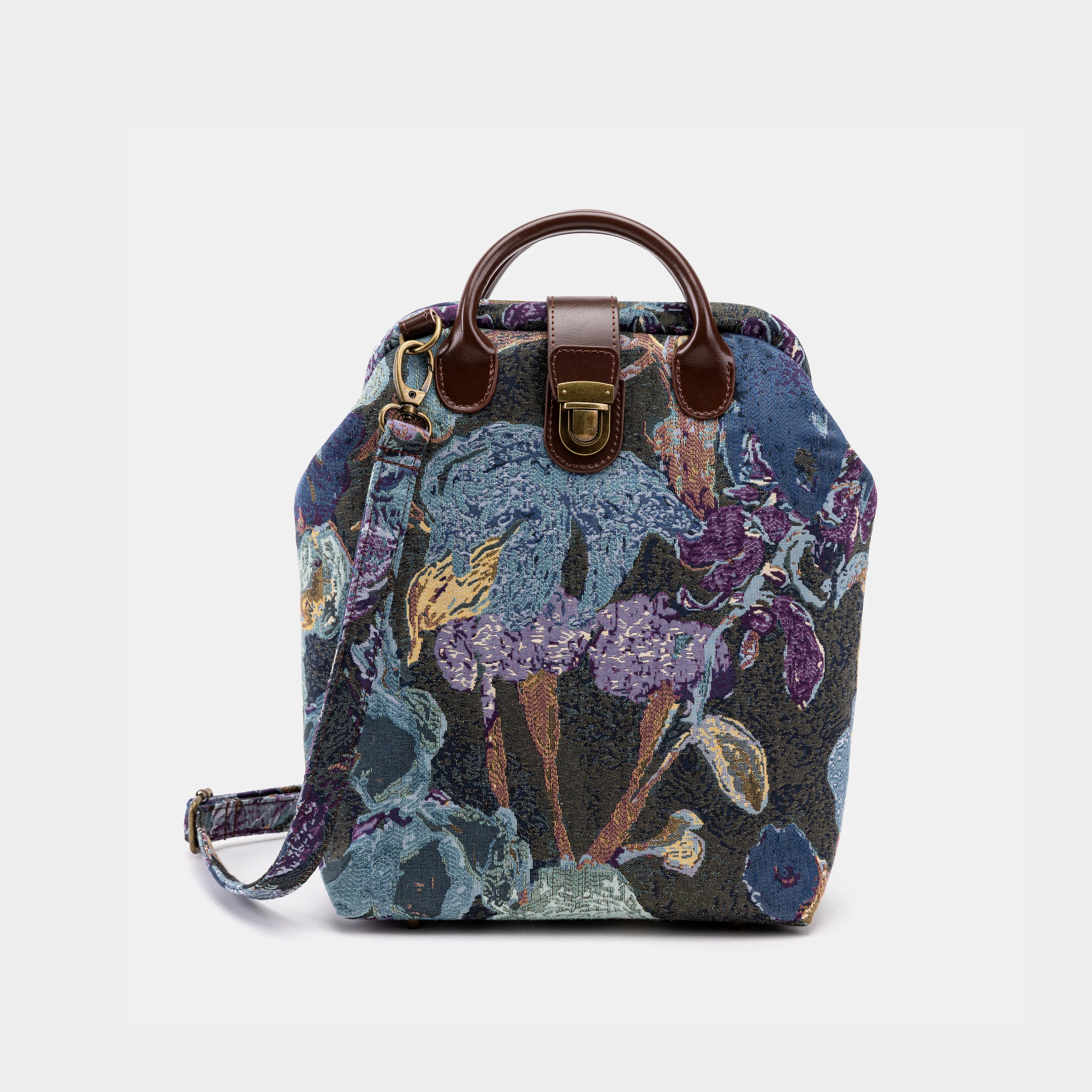 Abstract Blue Everyday Backpack - Image 3