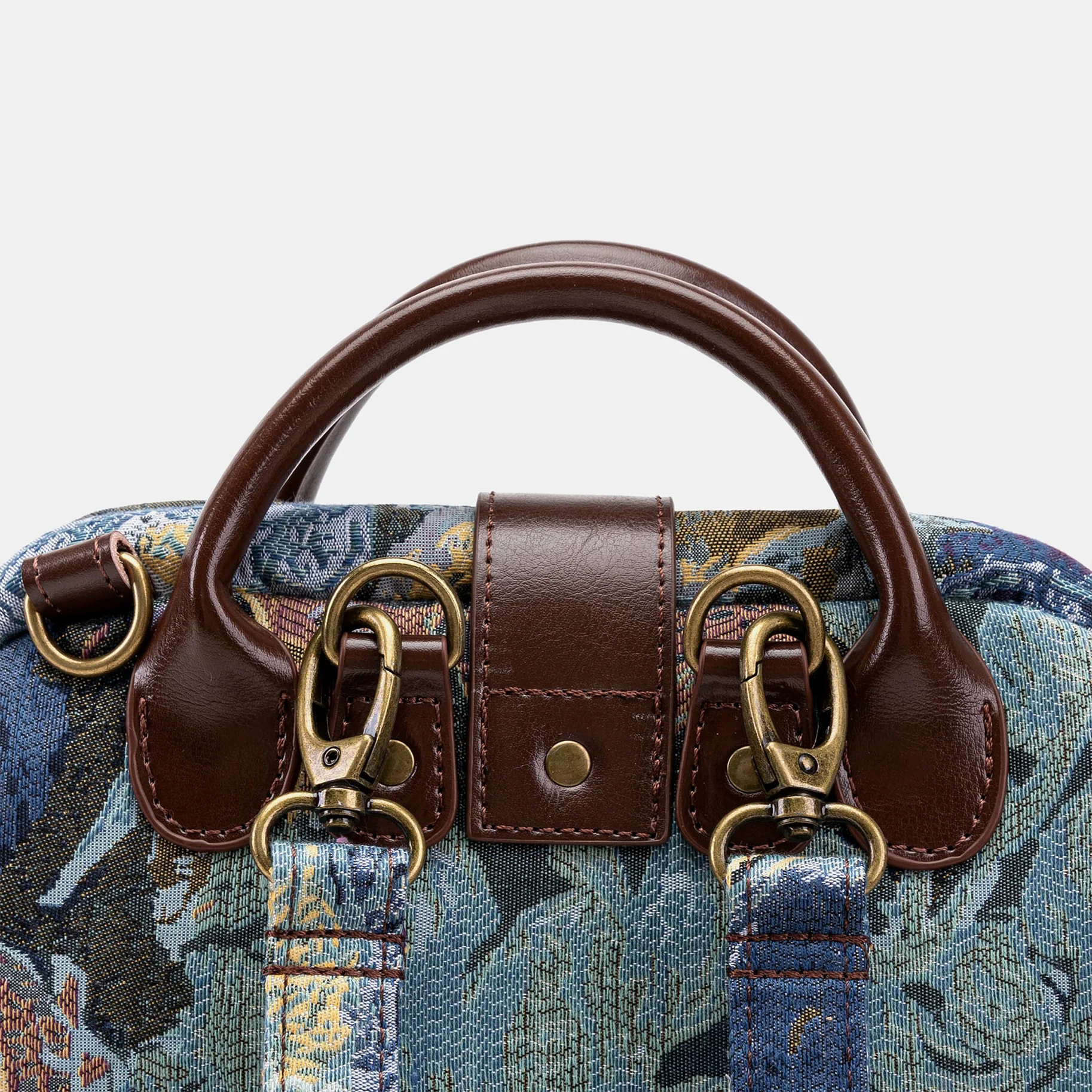 Abstract Blue Everyday Backpack - Image 5