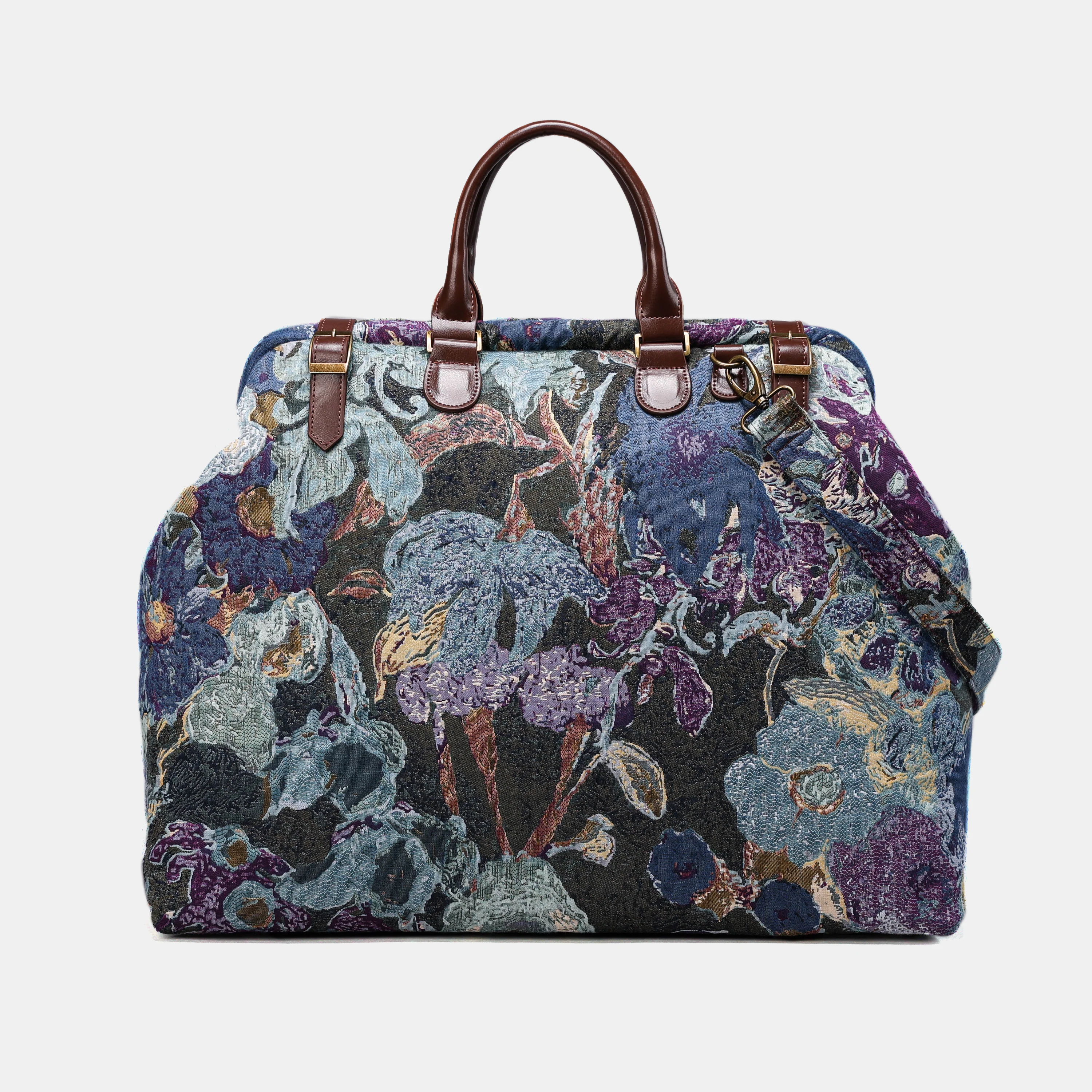 Abstract Blue Men's Carpetbag - Image 3