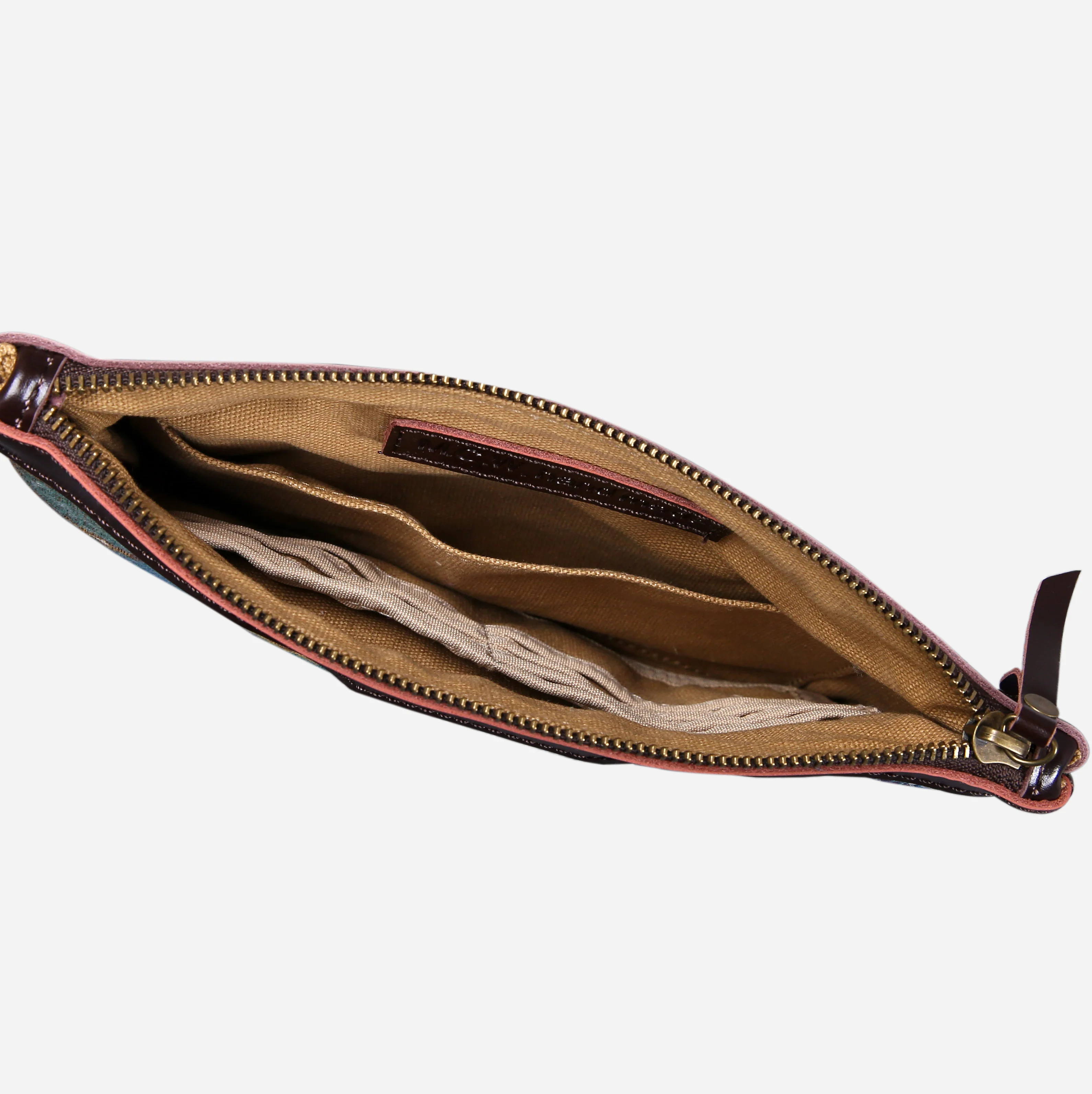 Abstract Blue Wristlet Clutch - Image 4