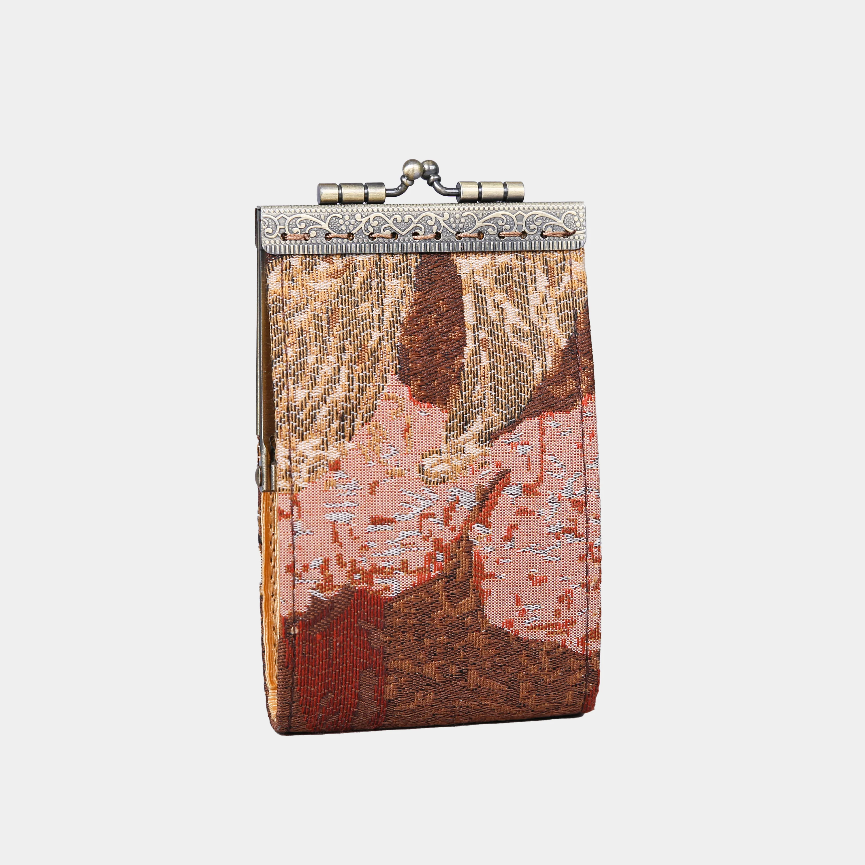Abstract Brown Card Wallet