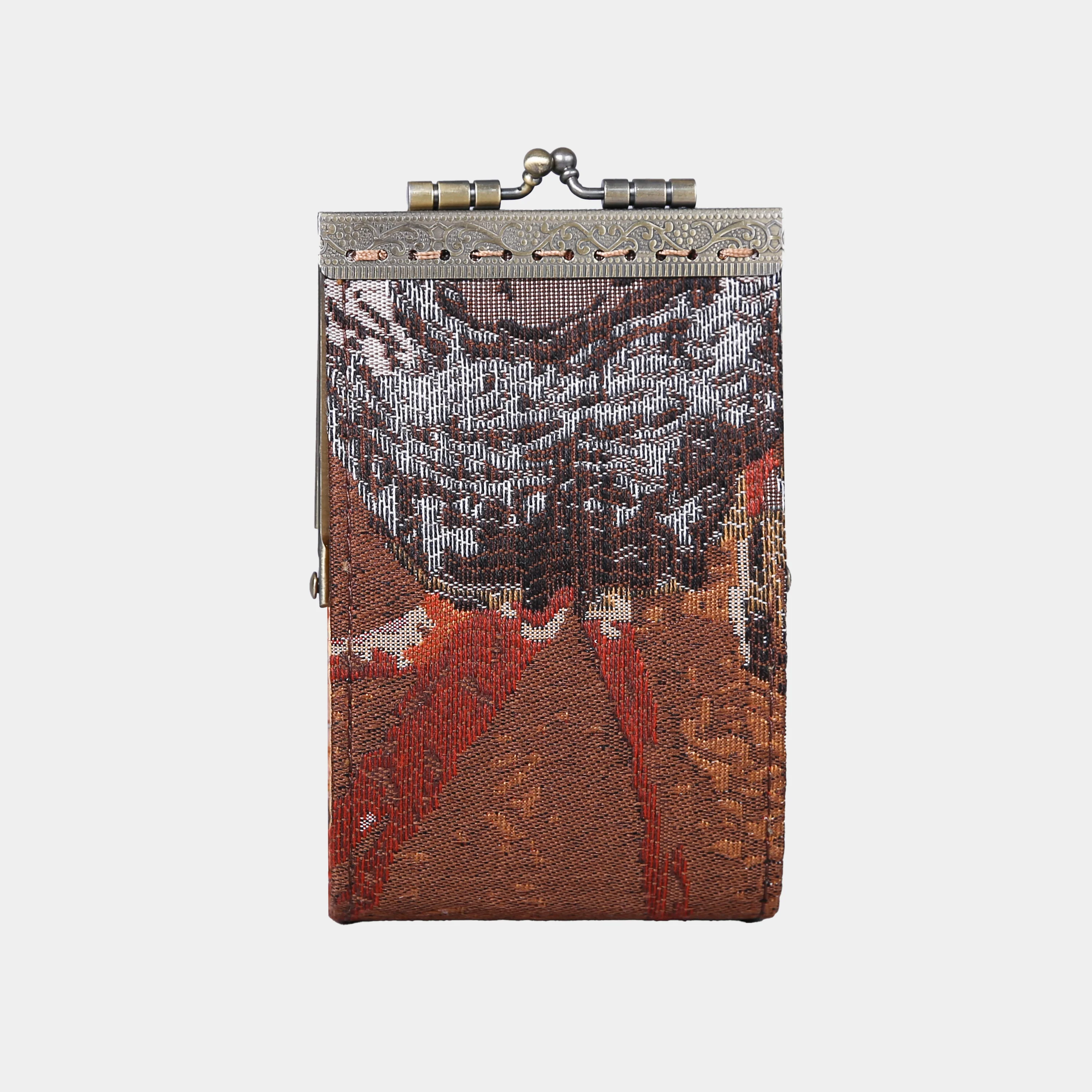 Abstract Brown Card Wallet - Image 4