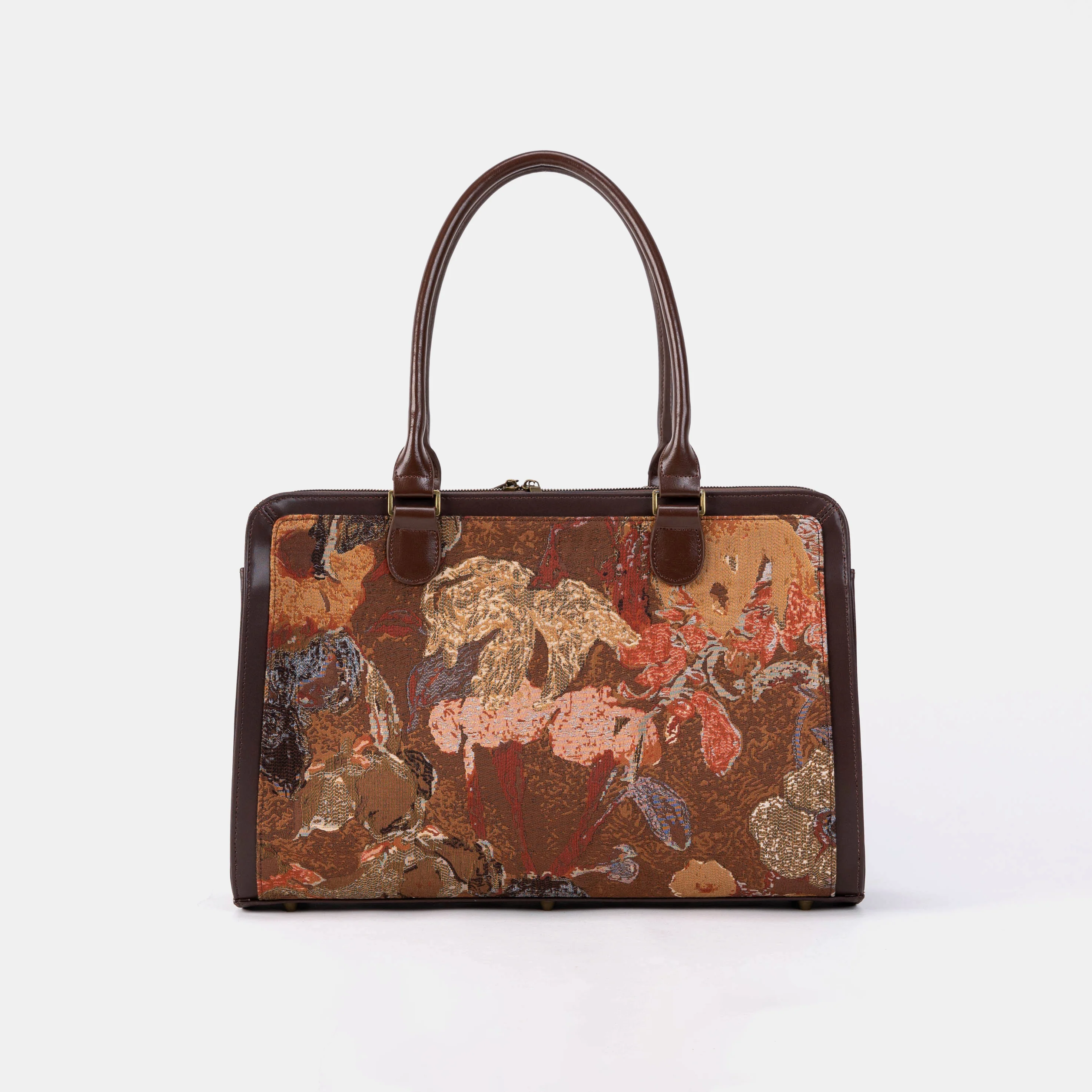 Abstract Brown Business Tote - Image 3