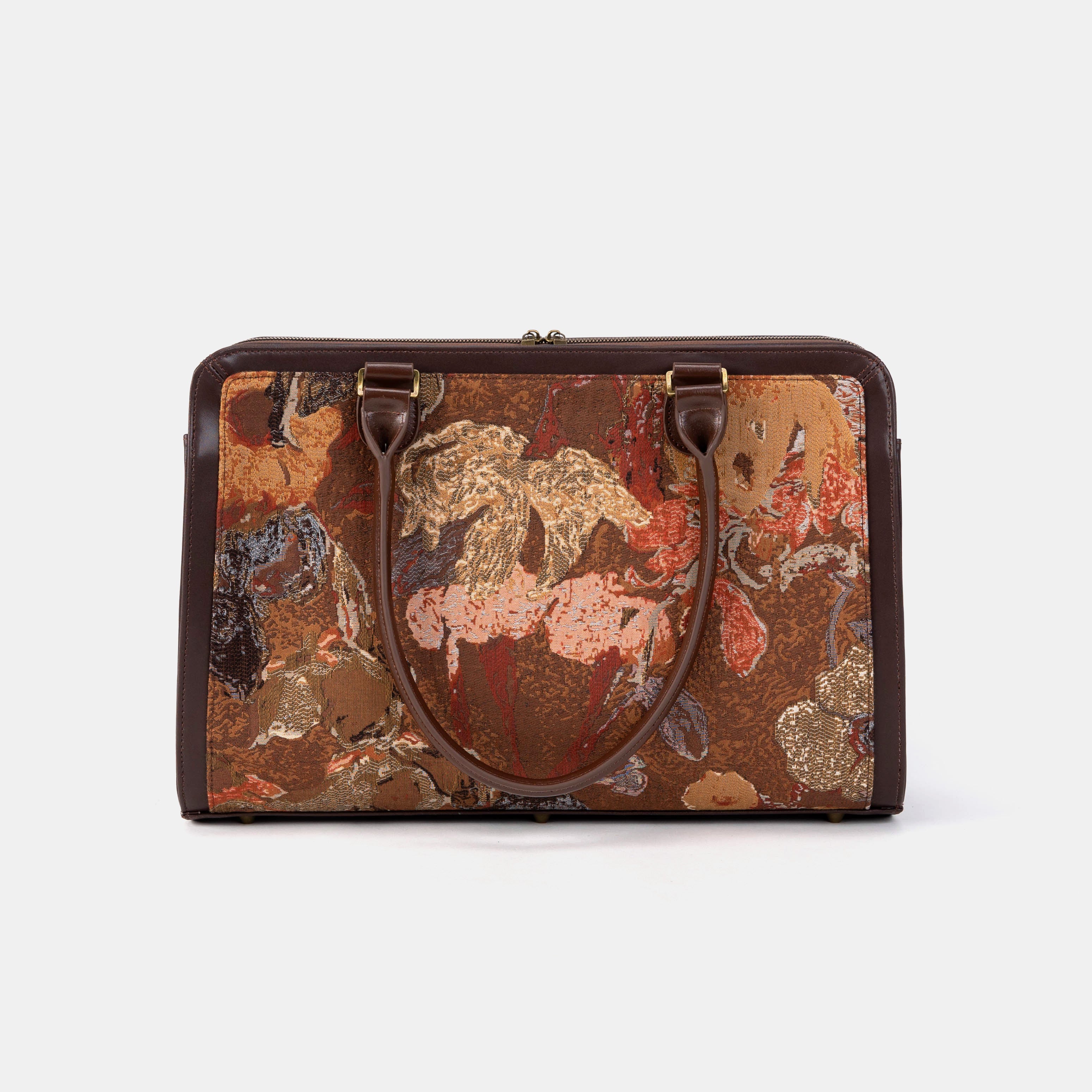 Abstract Brown Business Tote - Image 4