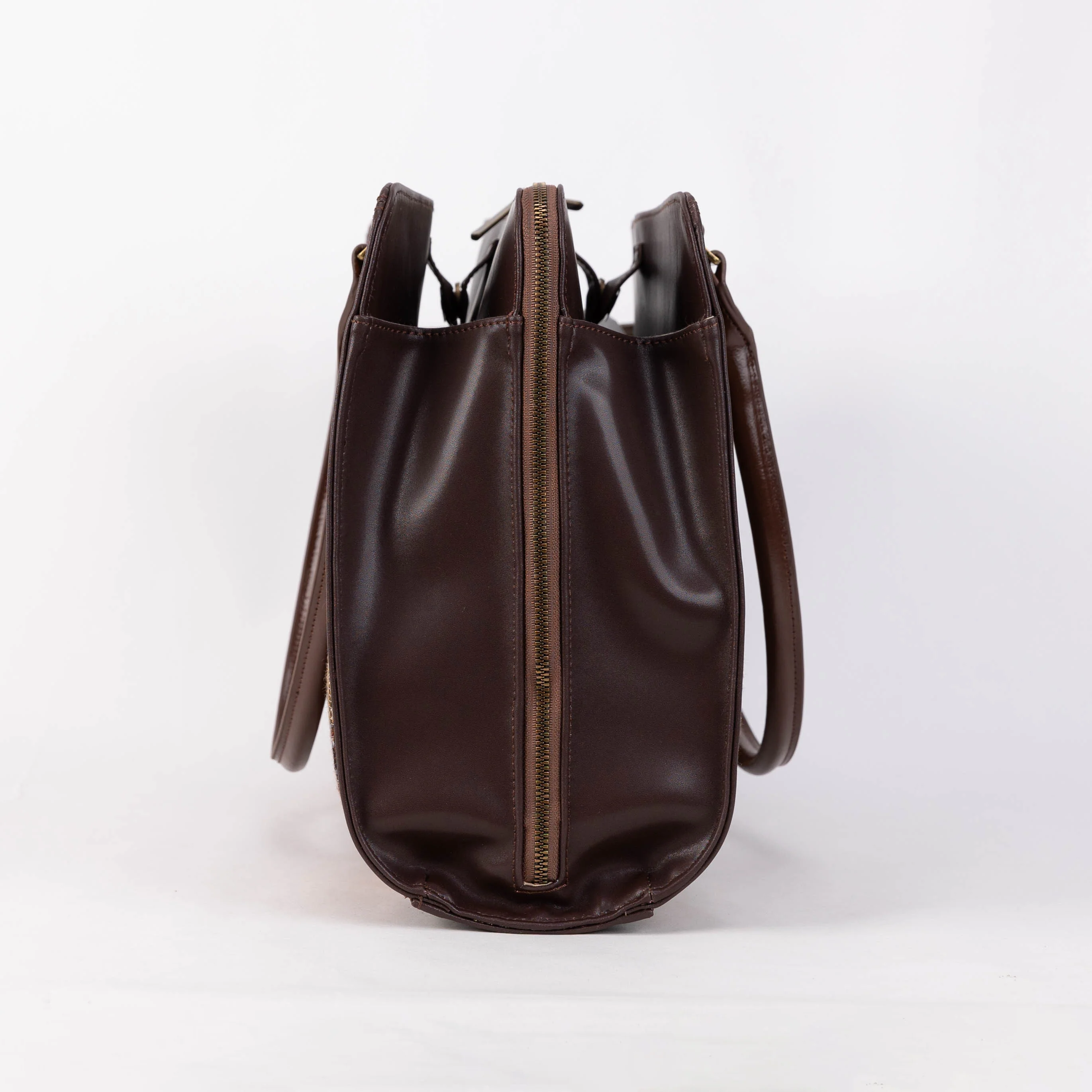 Abstract Brown Business Tote - Image 6