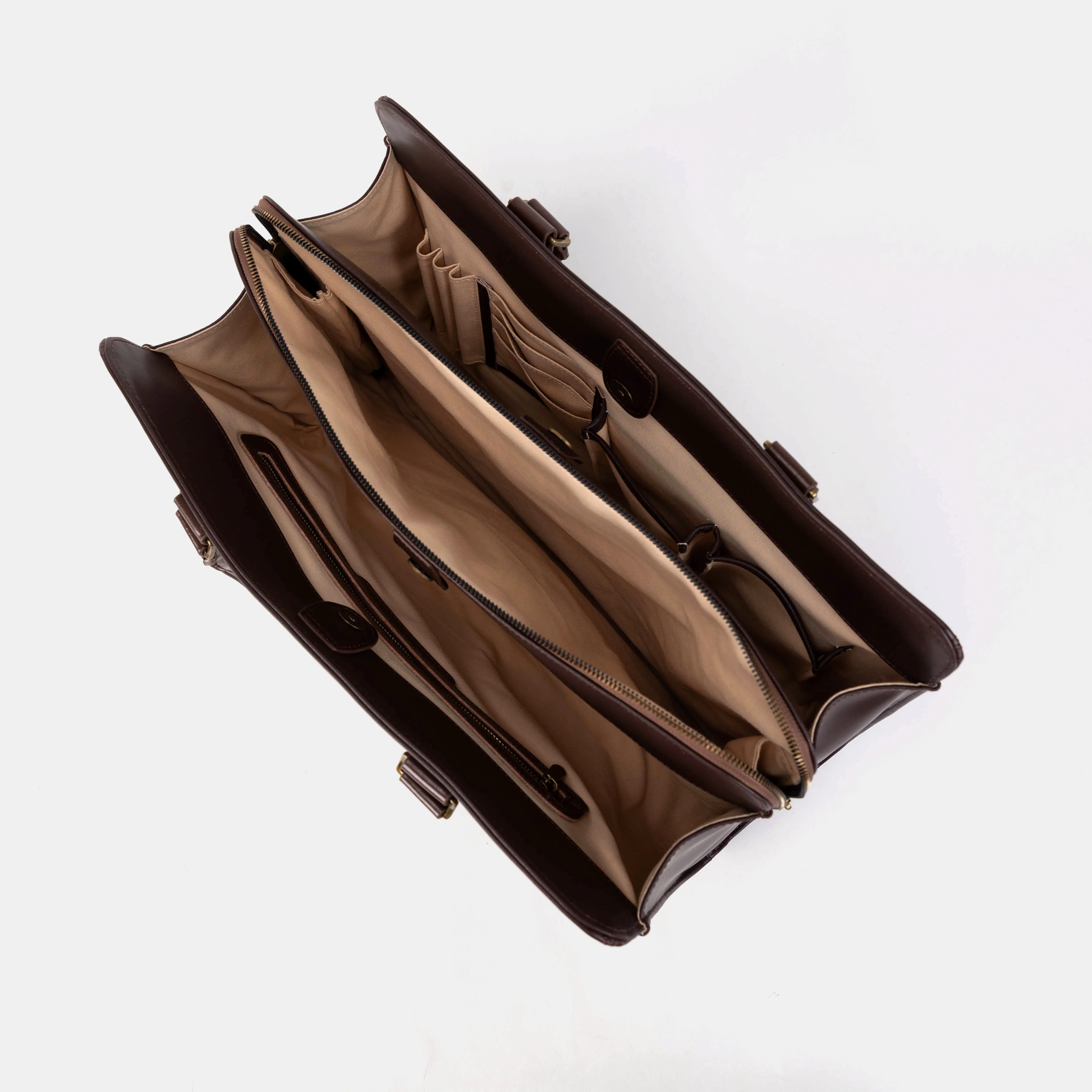 Abstract Brown Business Tote - Image 9