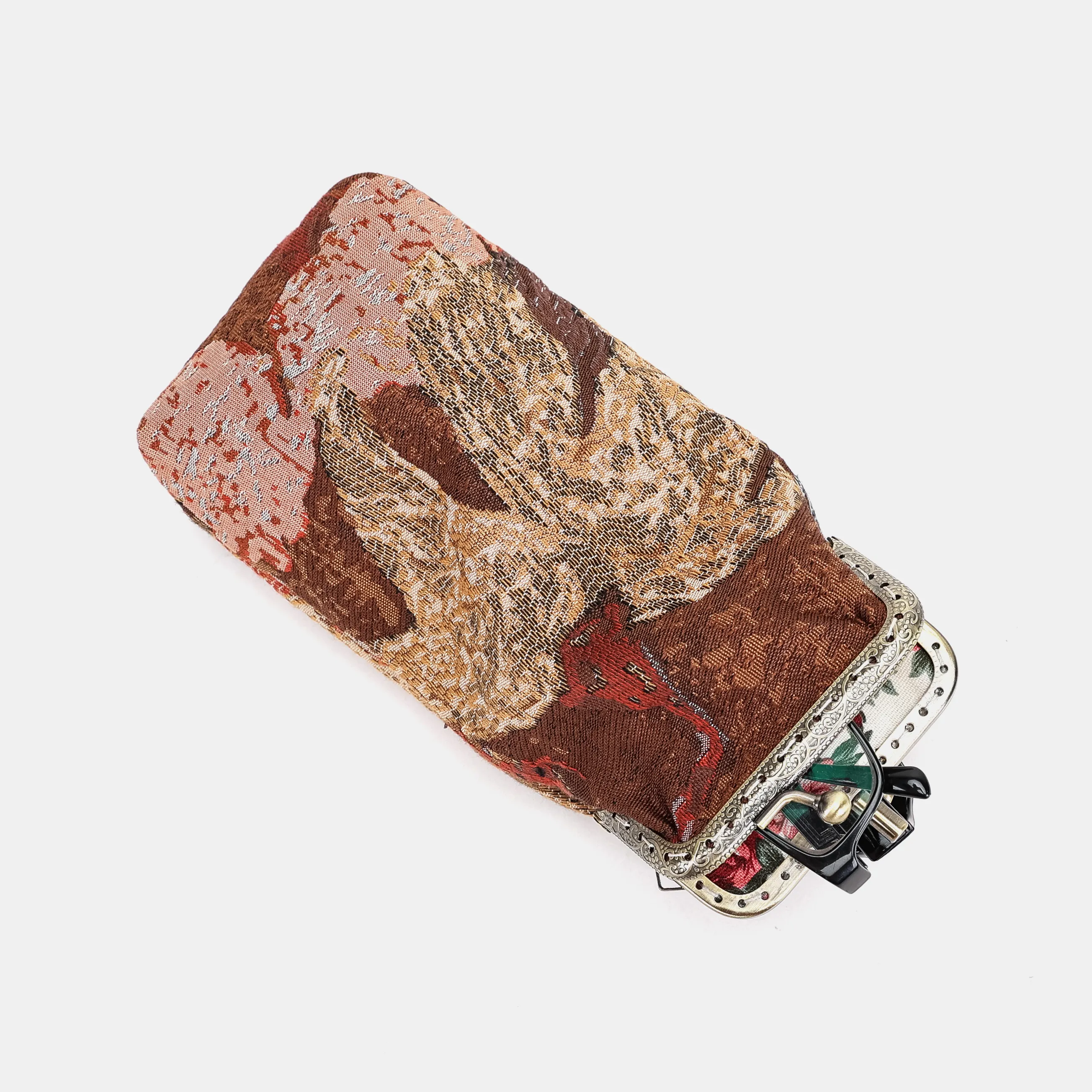 Abstract Brown Carpet Eyeglasses Case - Image 4