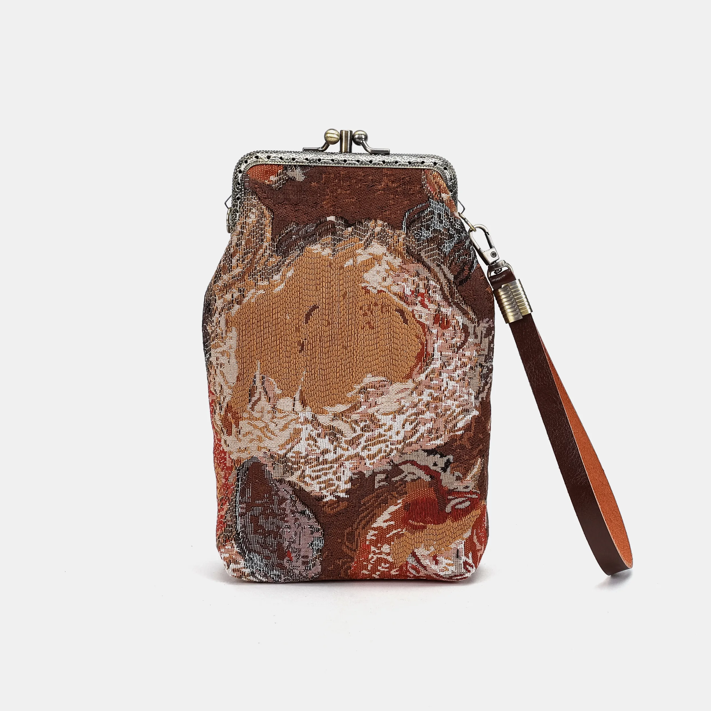 Abstract Brown Carpet Phone Case - Image 4