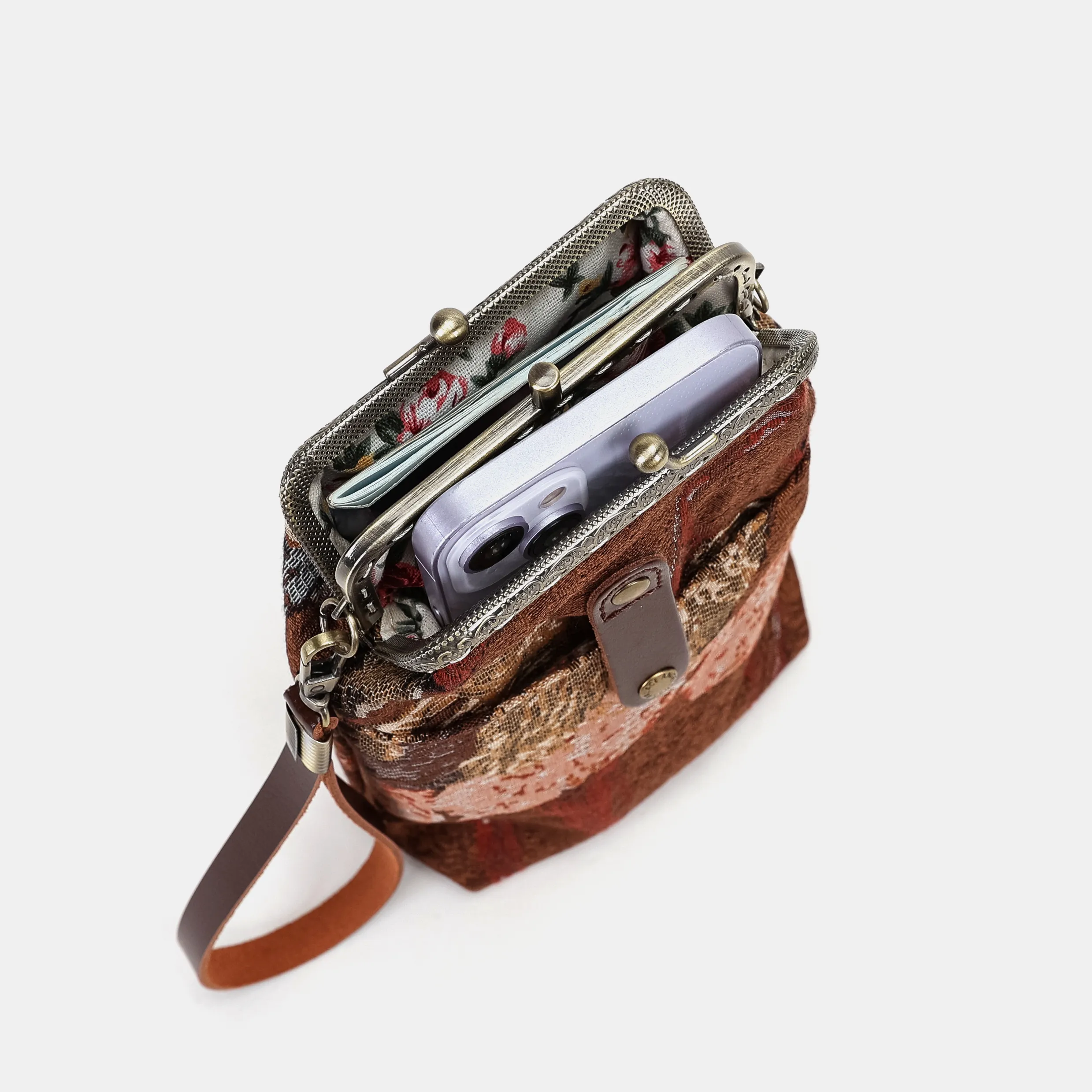 Abstract Brown Carpet Phone Case - Image 8