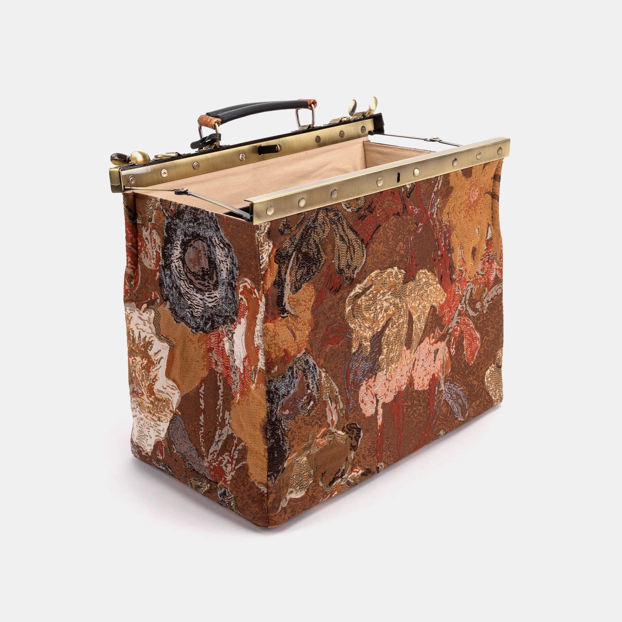 Abstract Brown Celine Carpet Gladstone Bag - Image 10