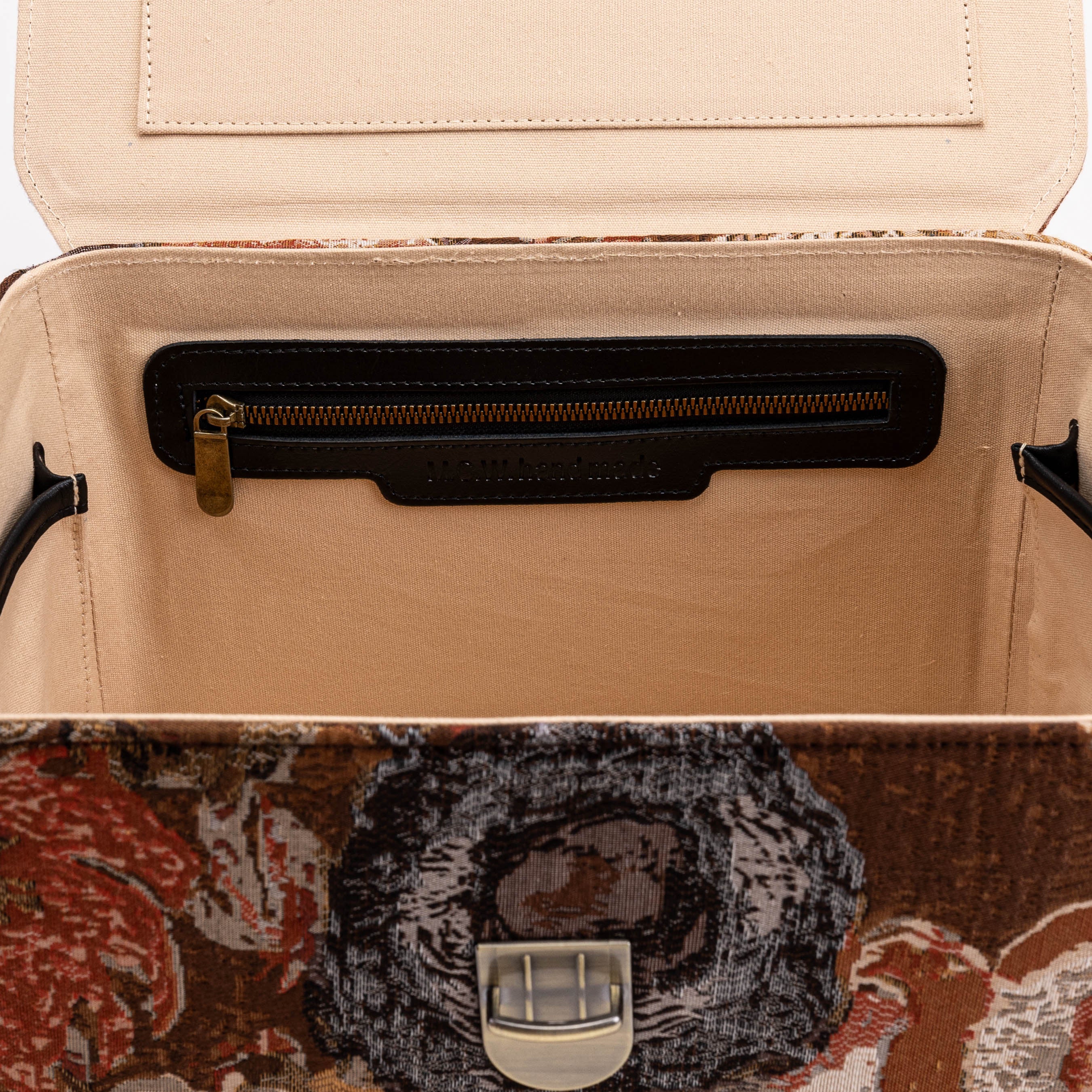Abstract Brown Josephine Large Train Case - Image 10