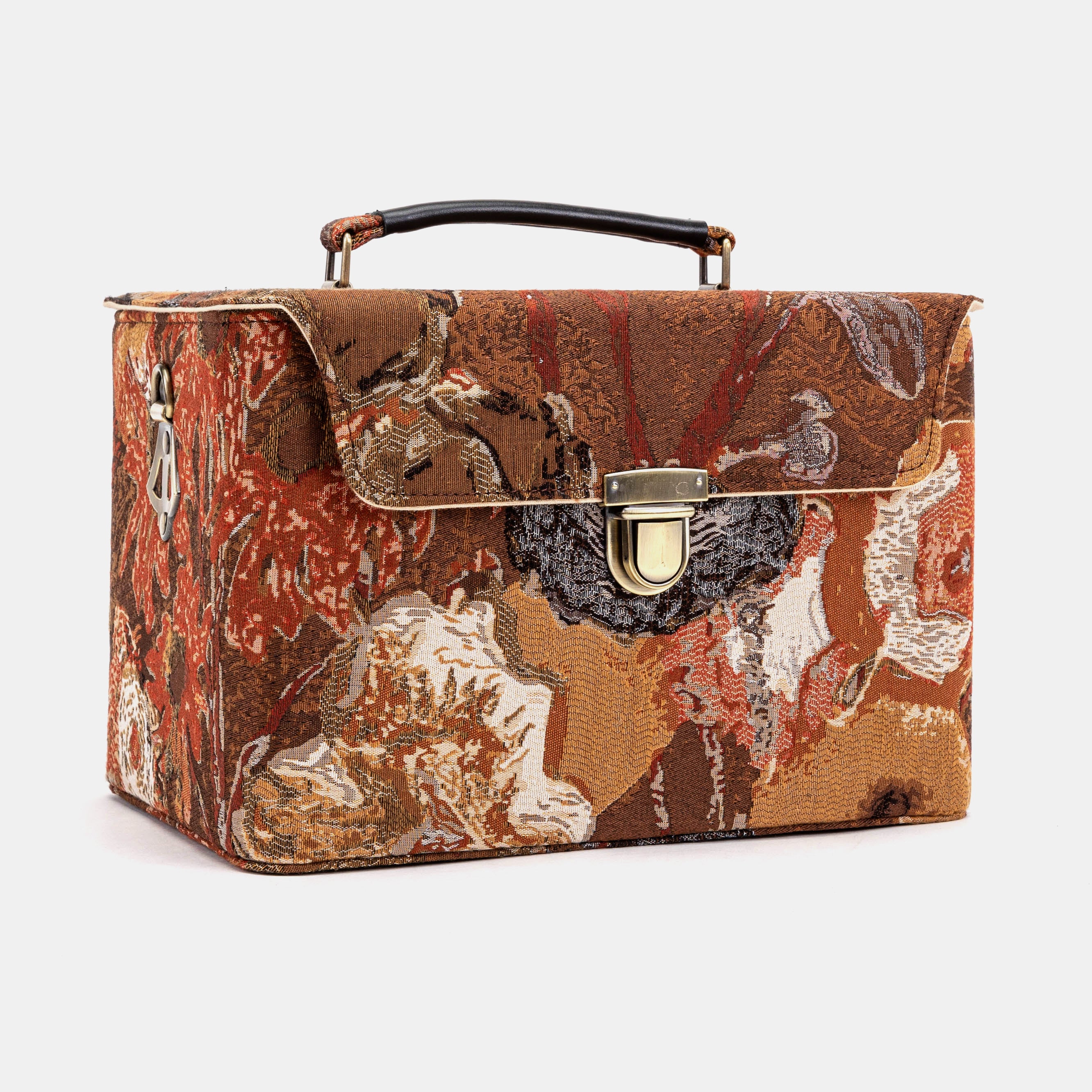 Abstract Brown Josephine Large Train Case - Image 3