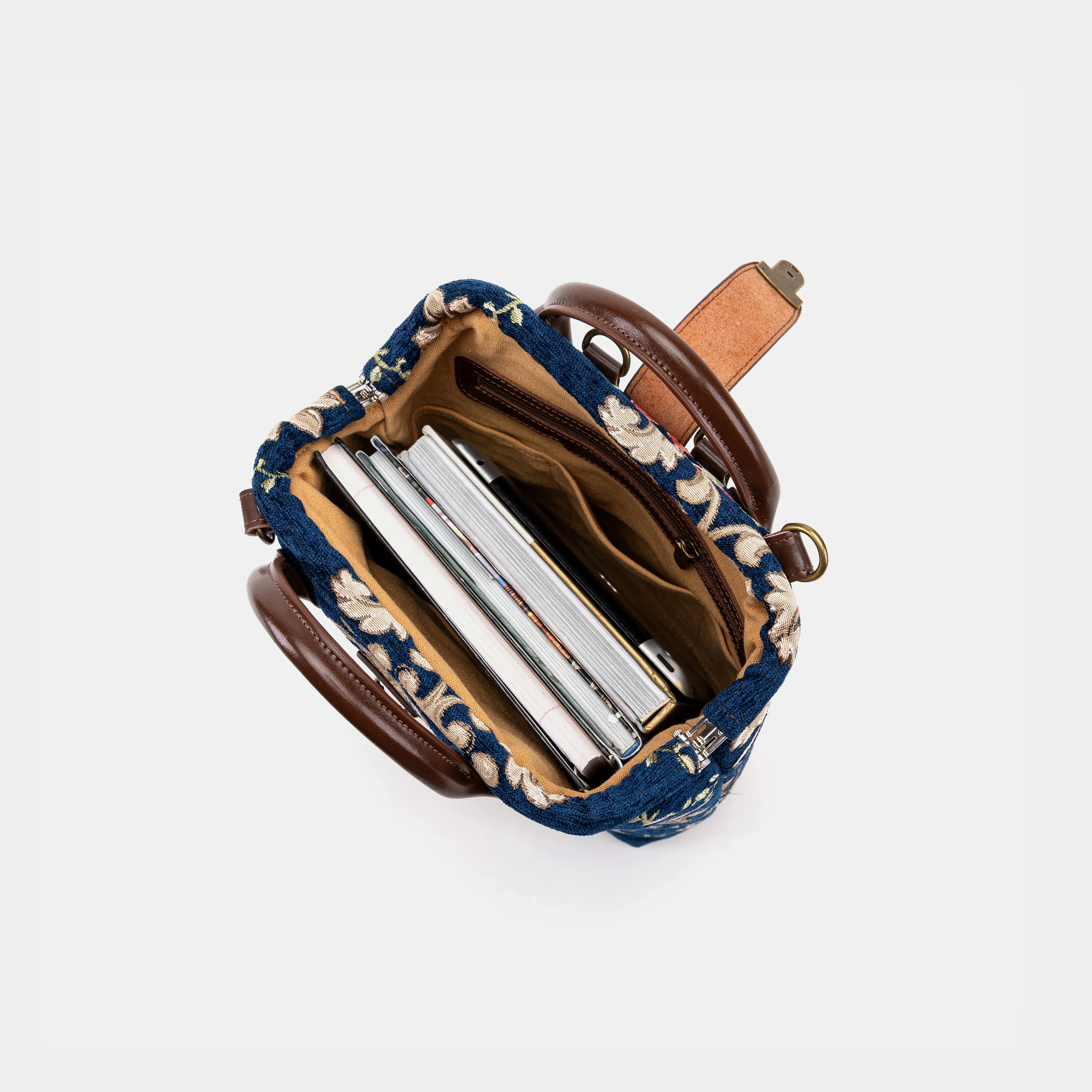 Baroque Garden Blue Everyday Backpack - Image 9