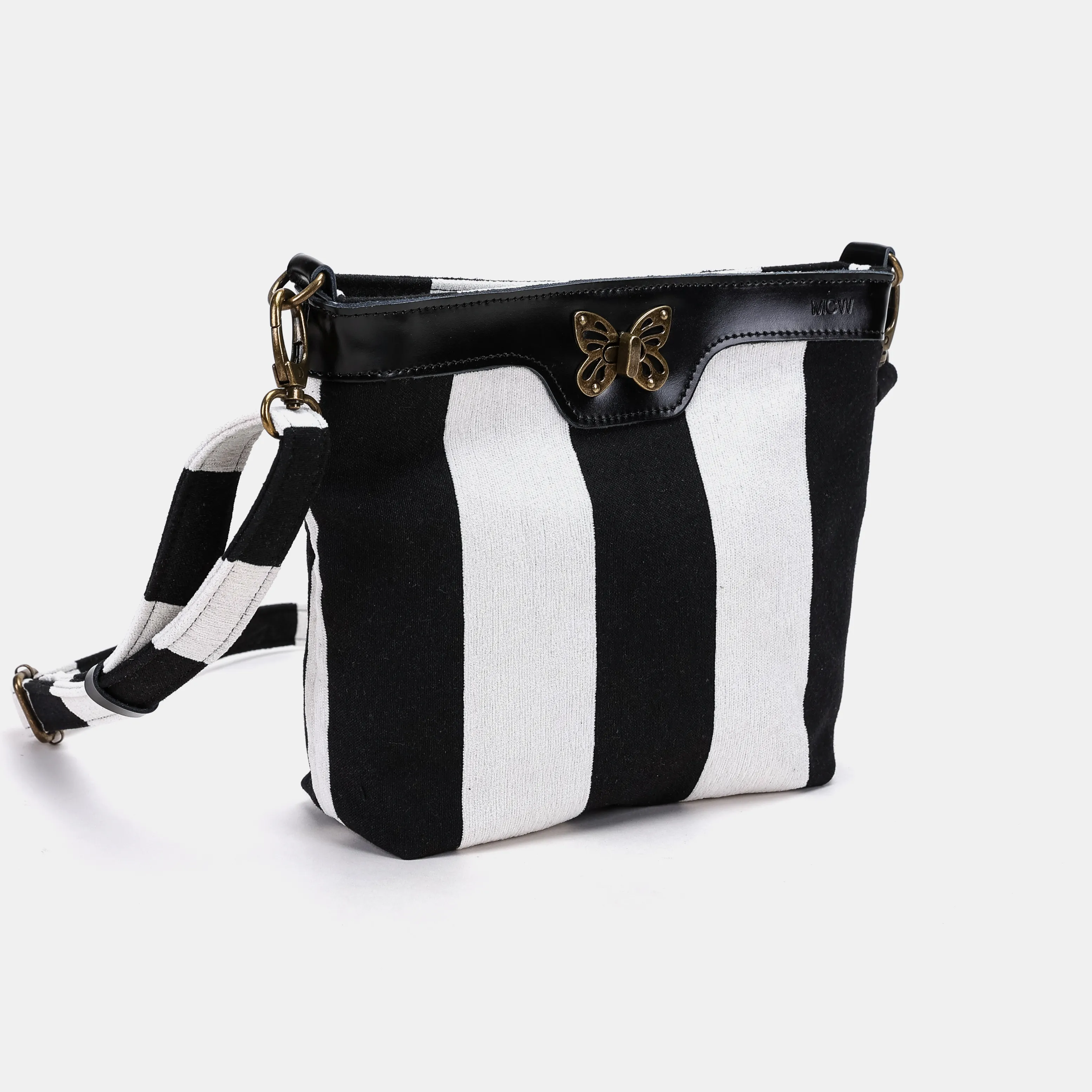 Black & White Beetlejuice Butterfly Crossbody Bag - Image 2