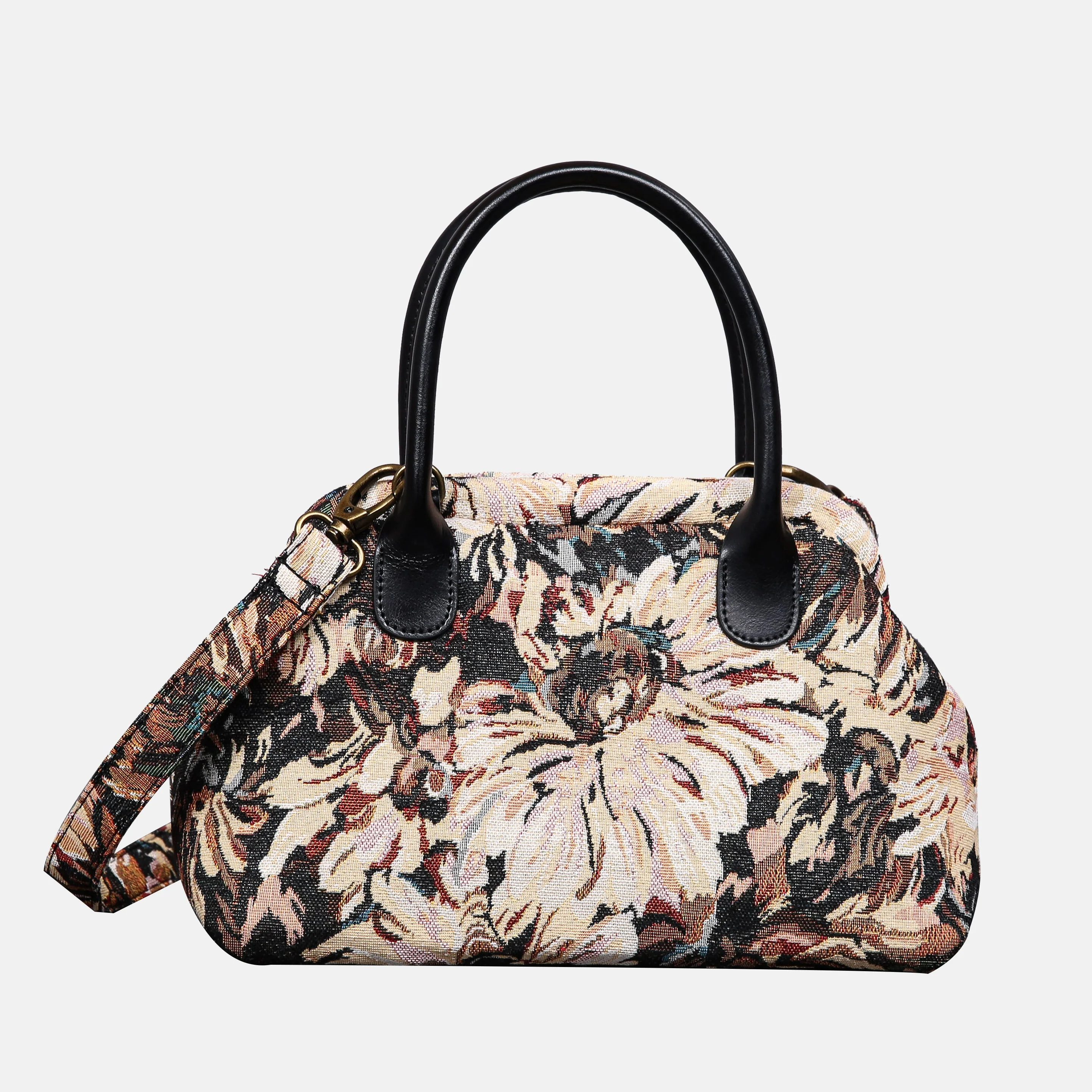 Blooming Daisy Black Carpet Satchel