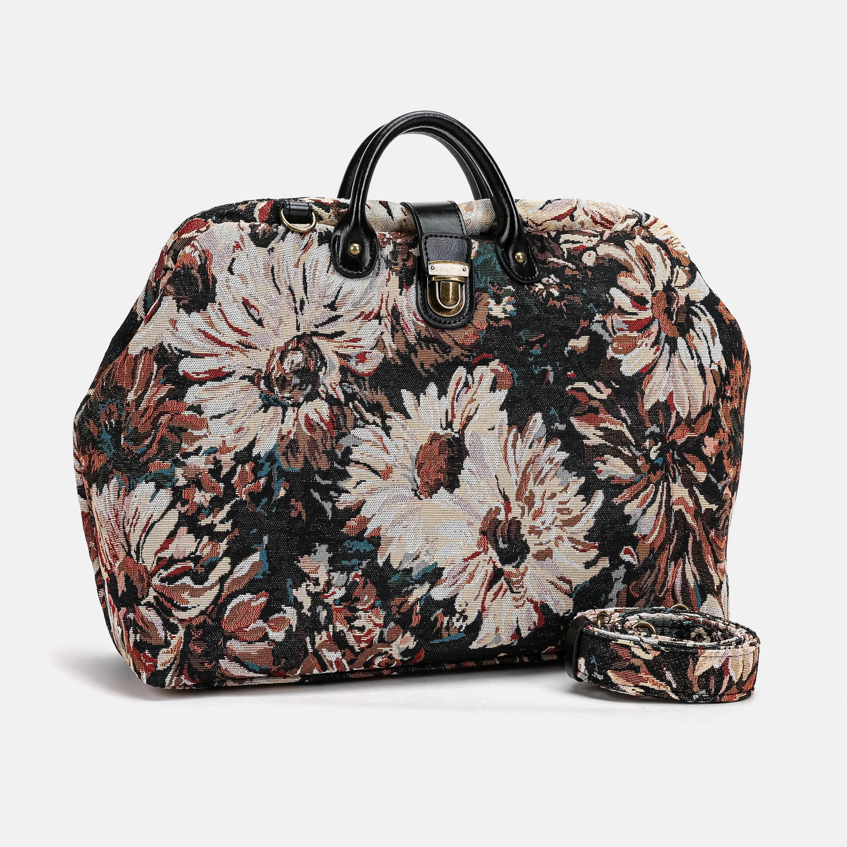 Blooming Daisy Black Laptop Work Bag - Image 2