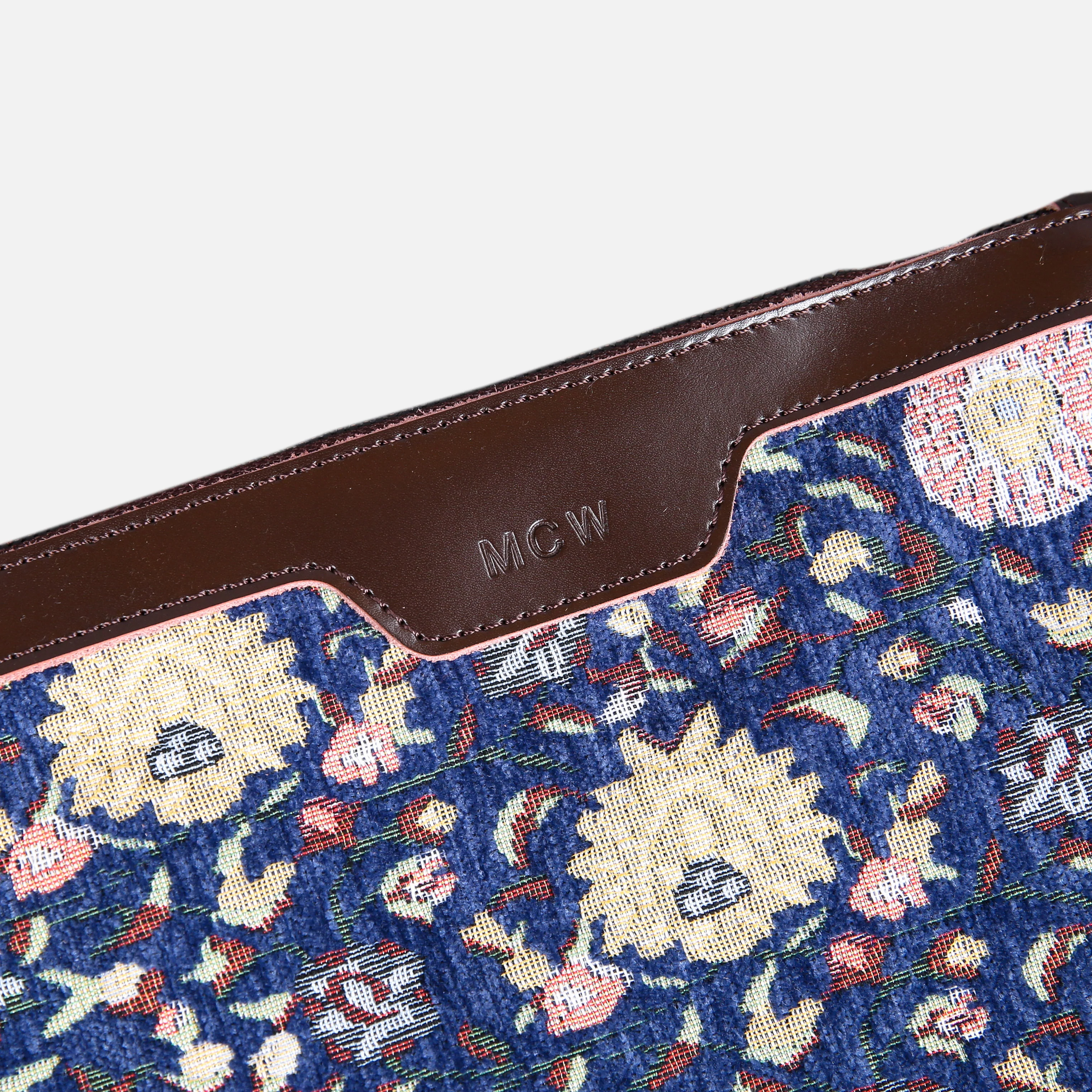 Bouquet Rose Blue Wristlet Clutch - Image 5