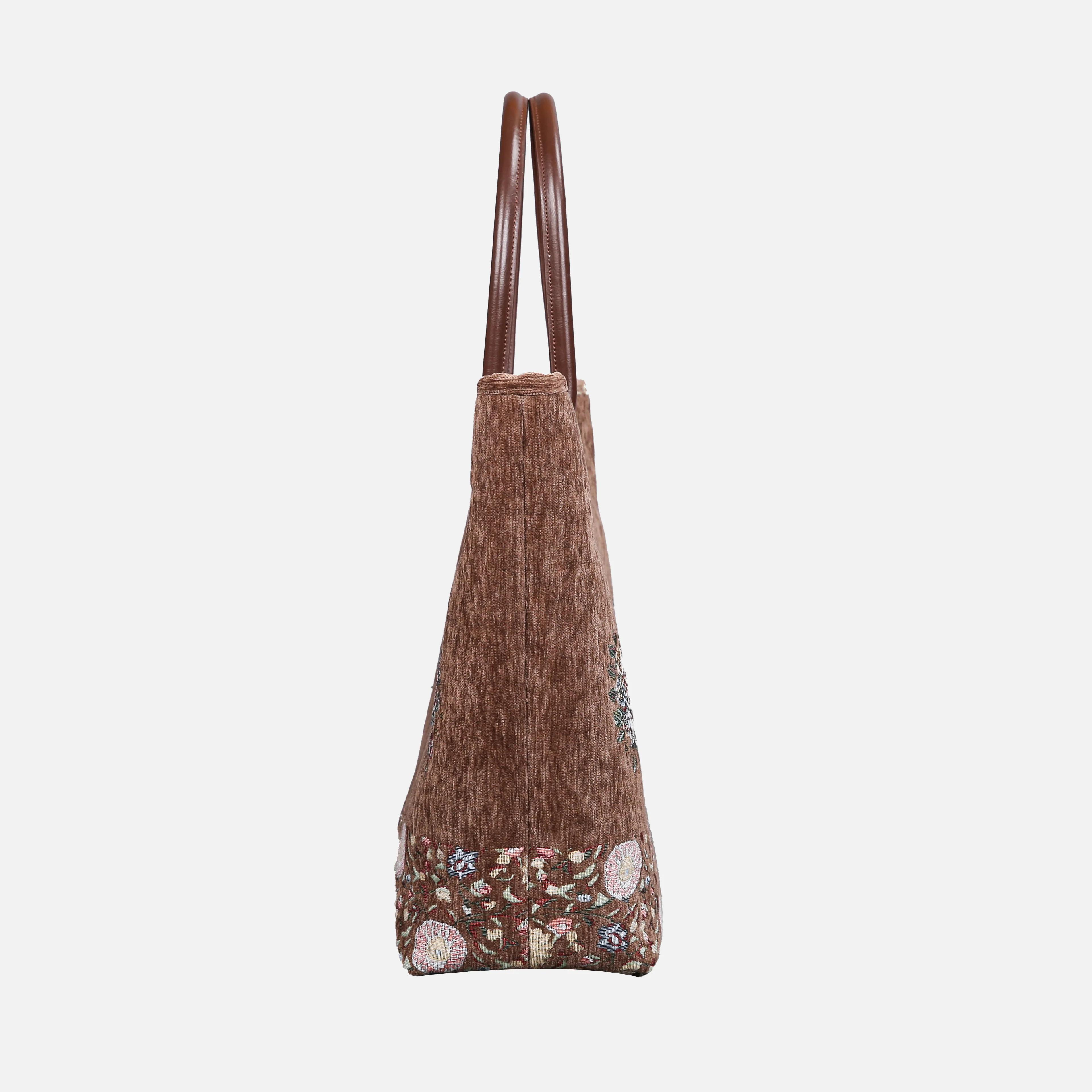 Bouquet Rose Coffee Carpet Tote Shopper - Image 3