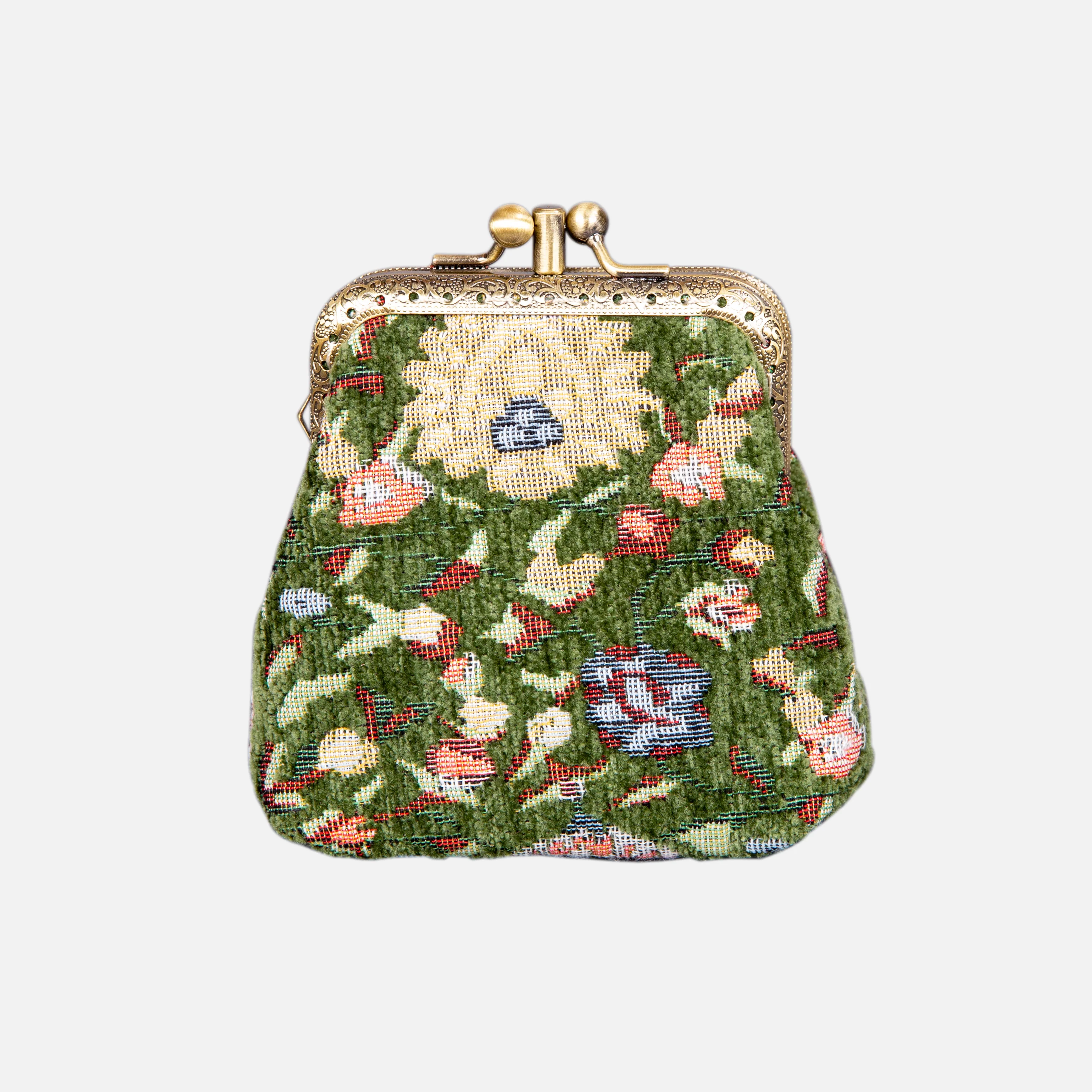 Bouquet Rose Pattern Series Double Kiss Clasp Coin Purse - Image 5