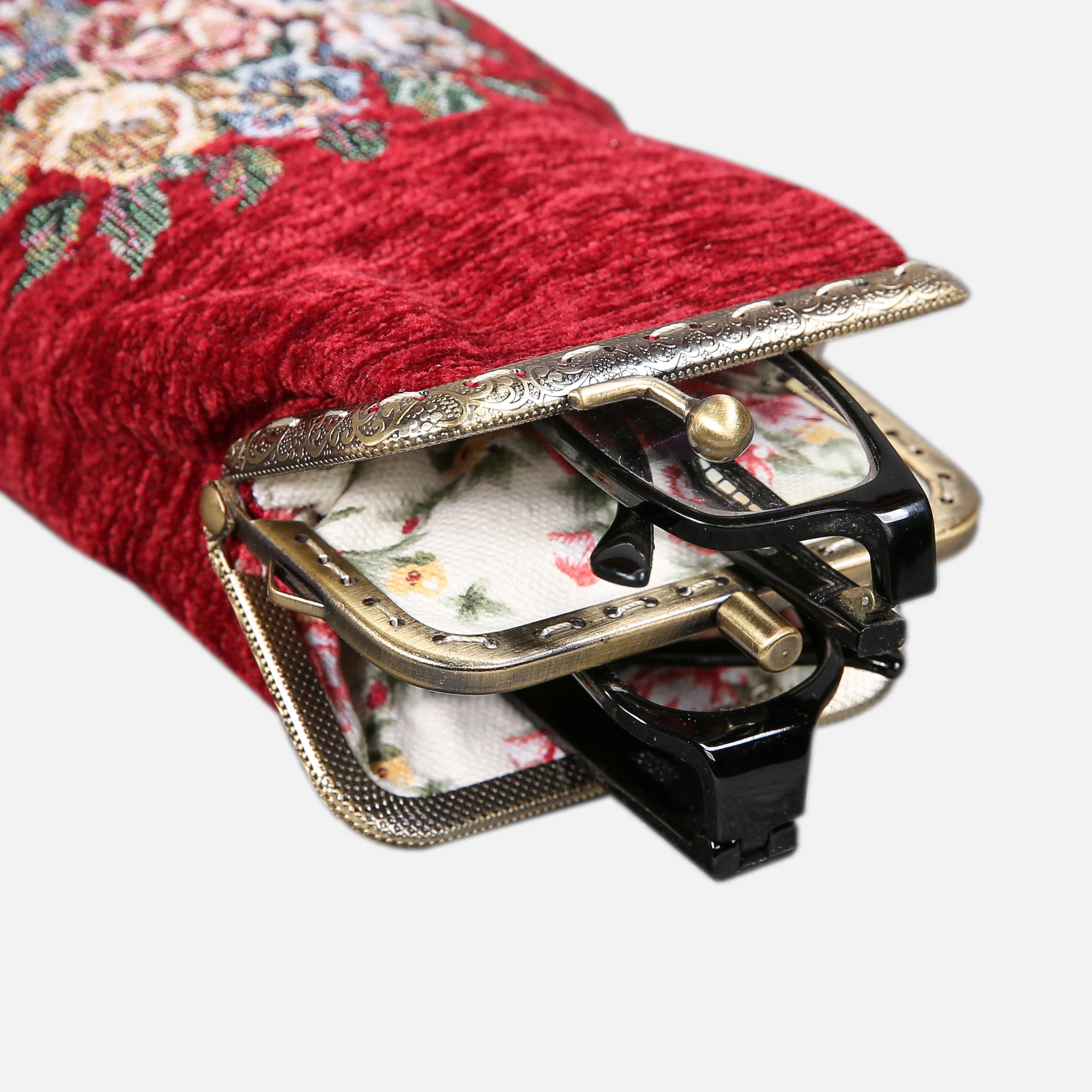Bouquet Rose Red Carpet Eyeglasses Case - Image 4