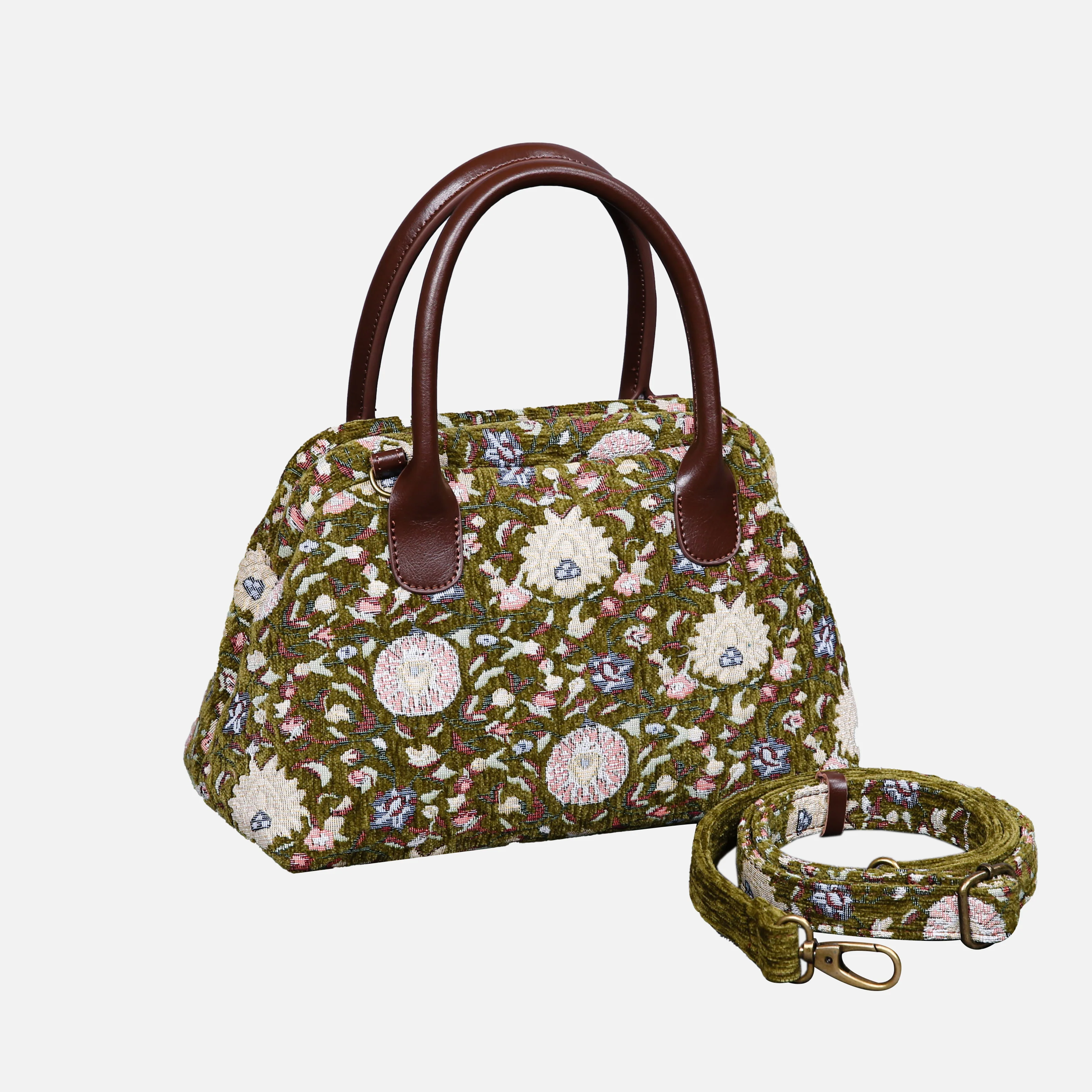 Bouquet Rose Series Carpet Satchel - Image 4