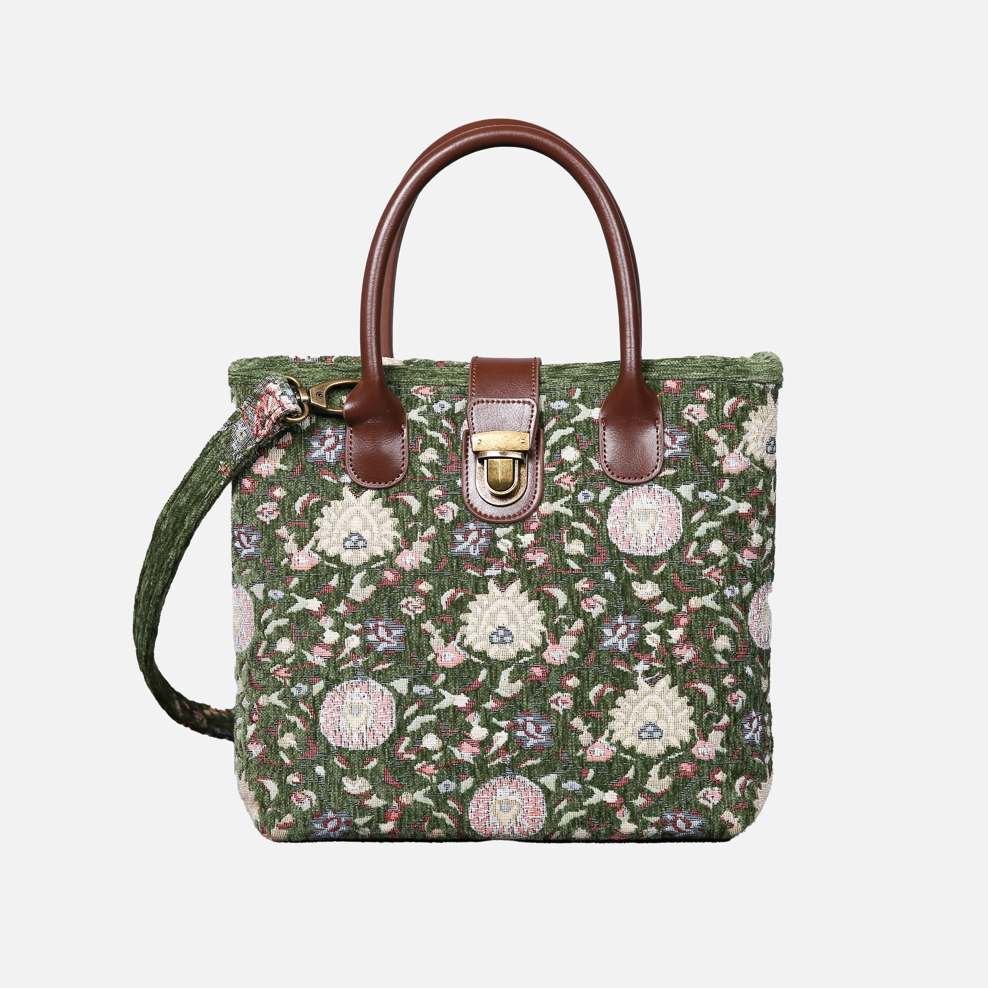 Bouquet Rose Series Tuck Lock Carpet Satchel - Image 3