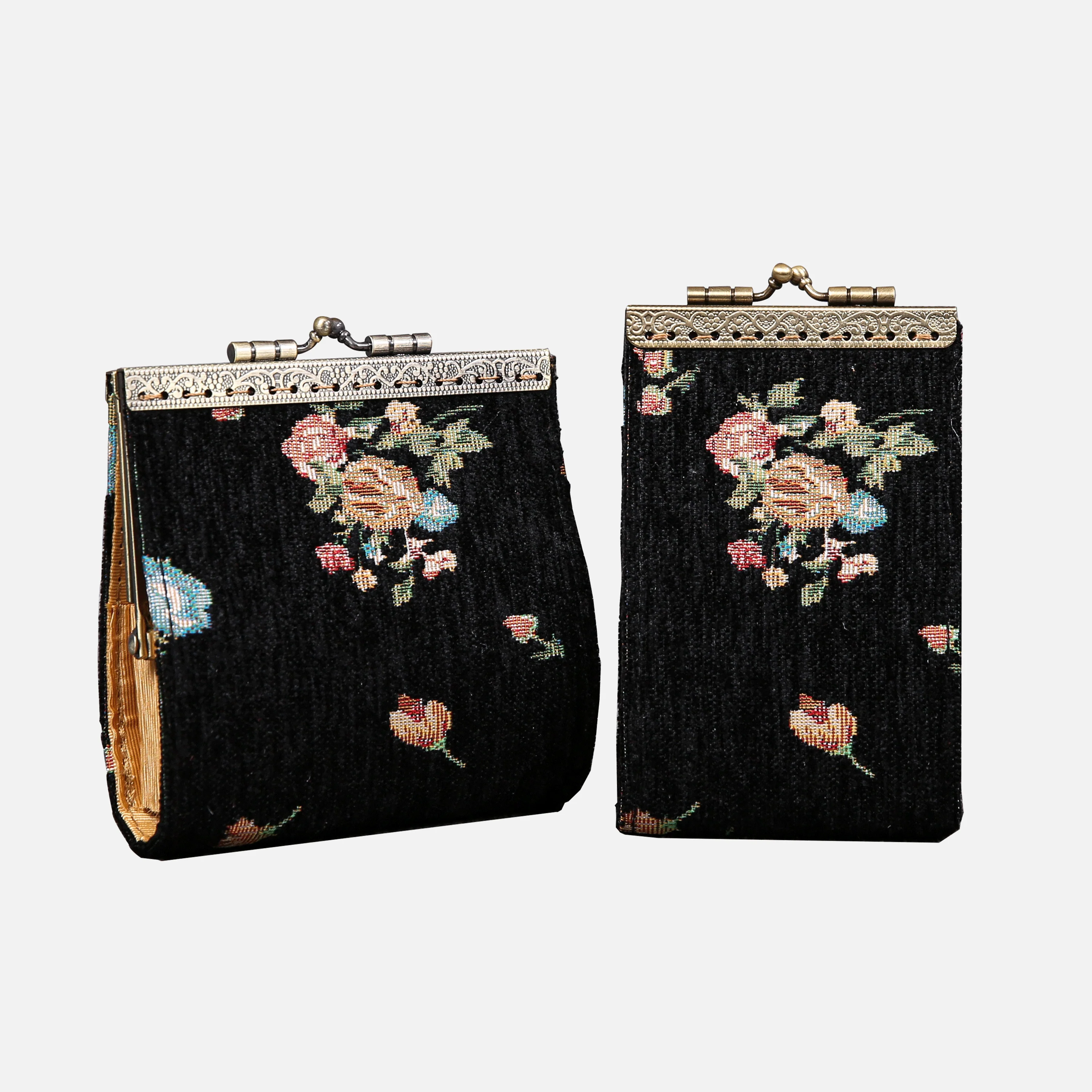 Bouquets Black Card Wallet