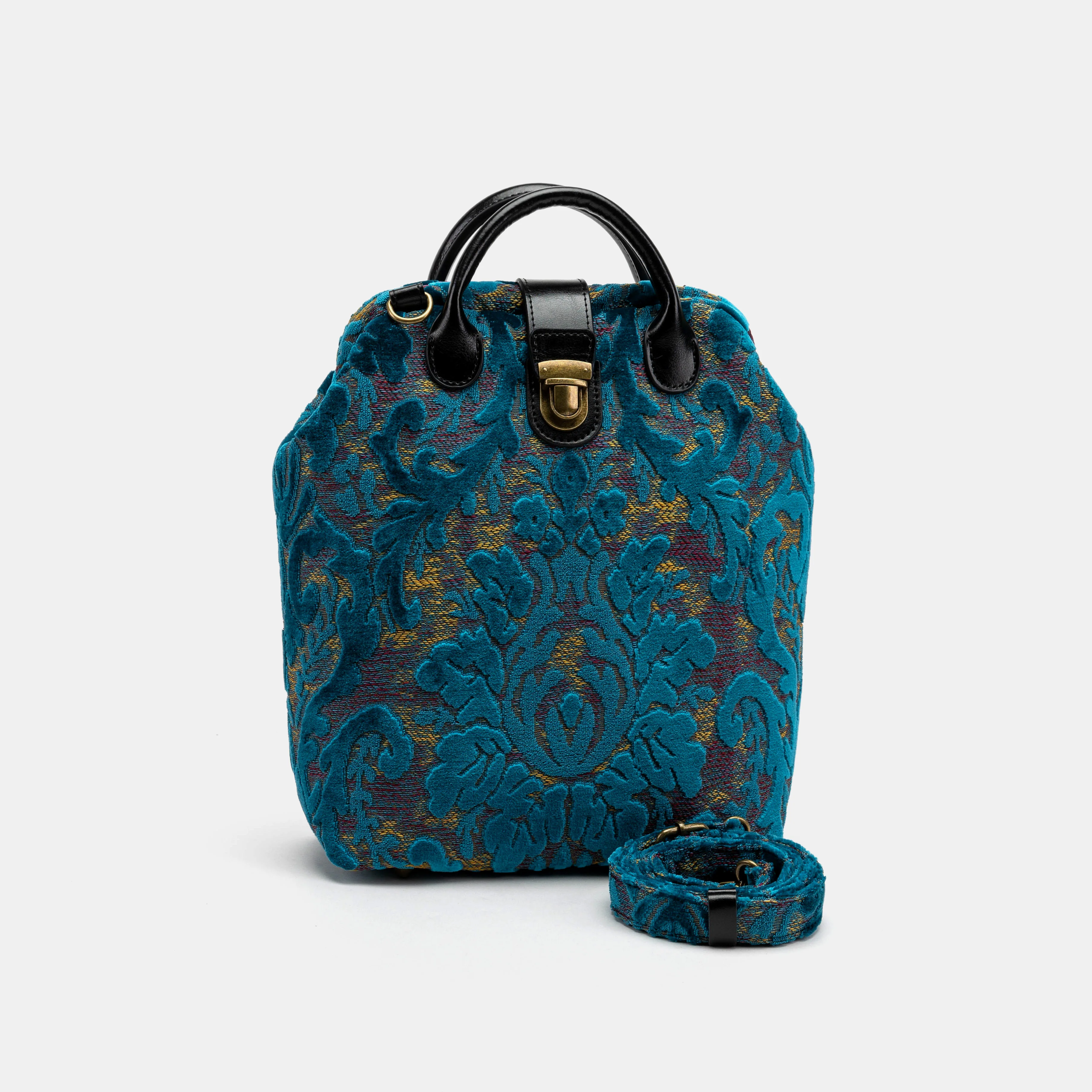 Burnout Velvet Aqua Blue Everyday Backpack