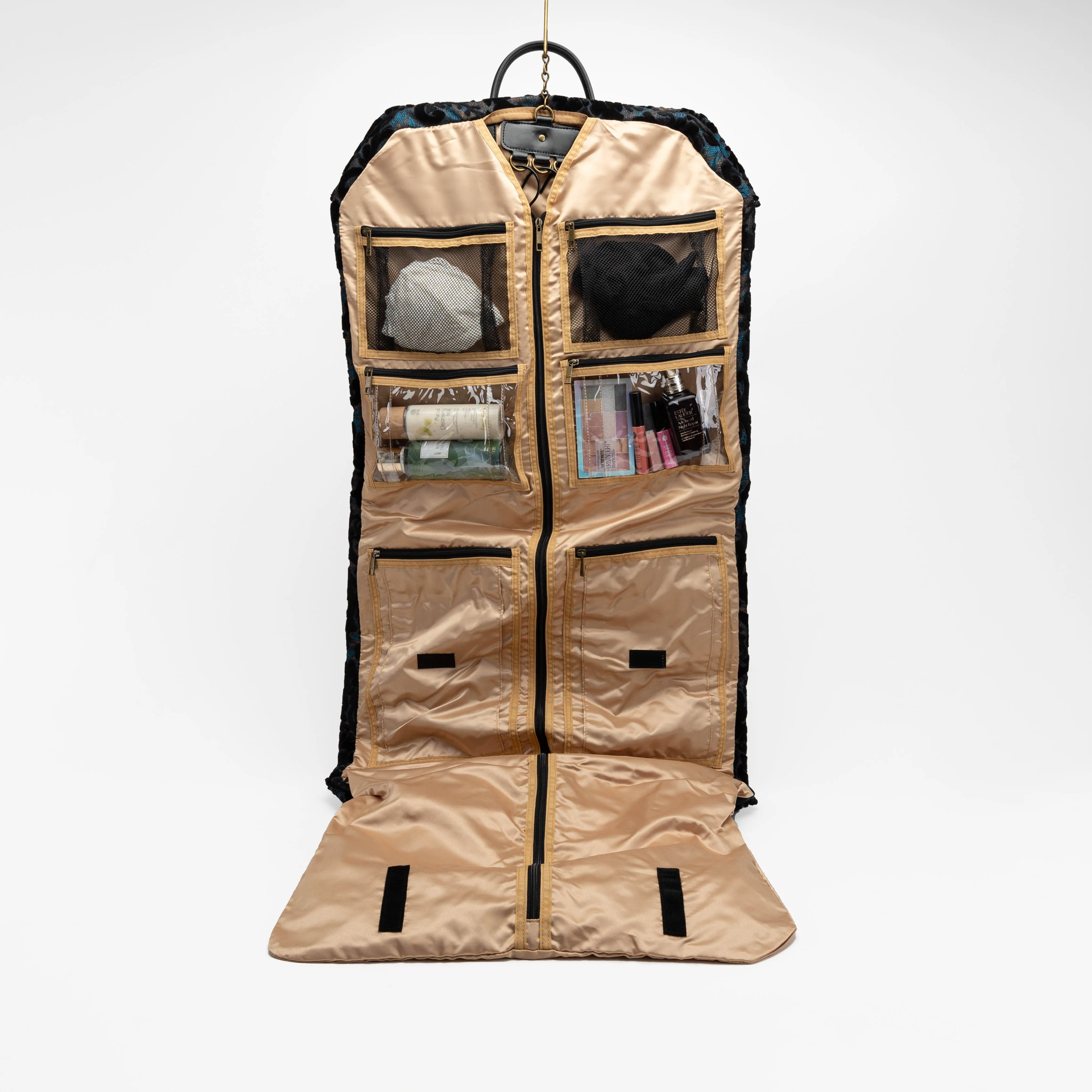 Burnout Velvet Black Carpet Garment Bag - Image 2