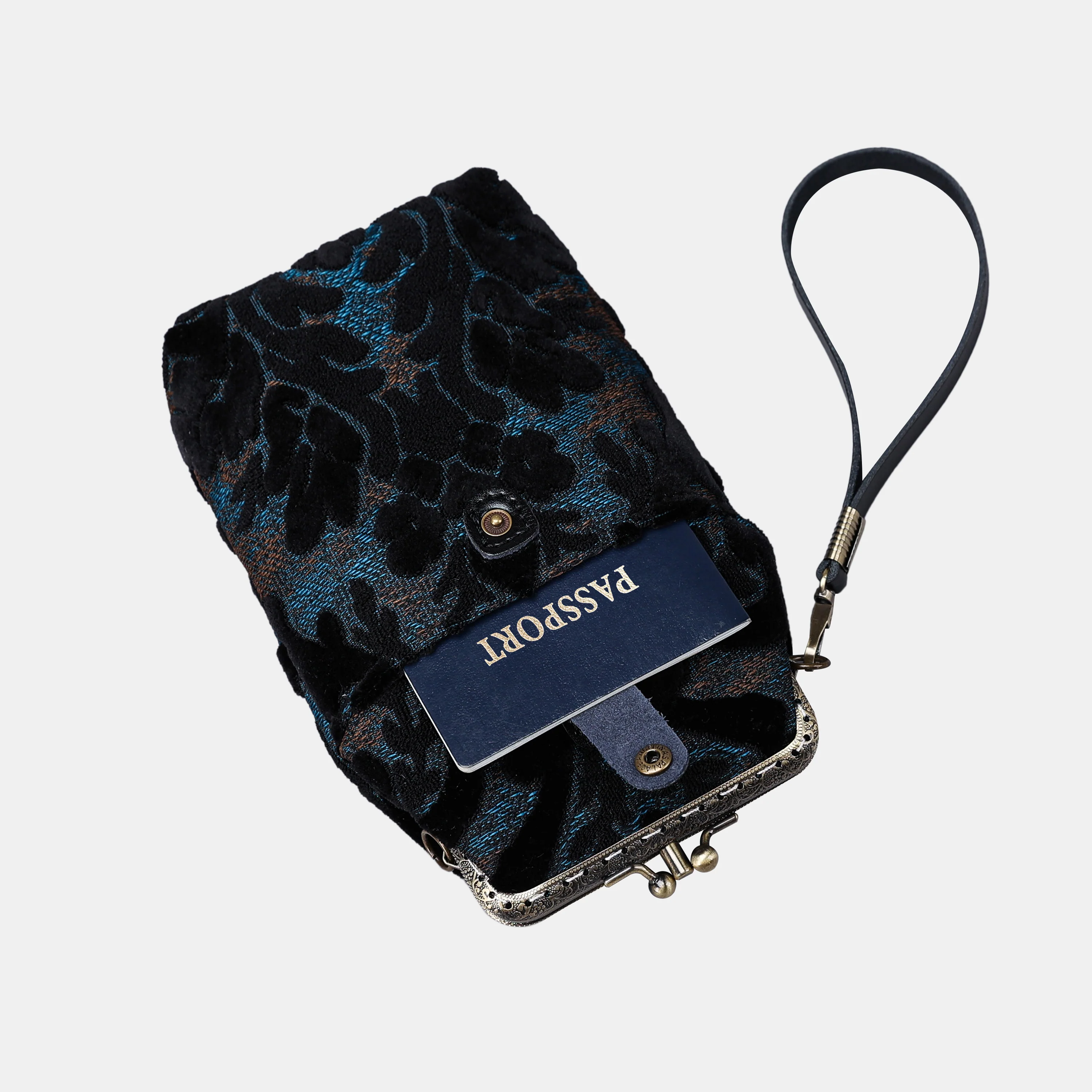 Burnout Velvet Black Carpet Phone Case - Image 3