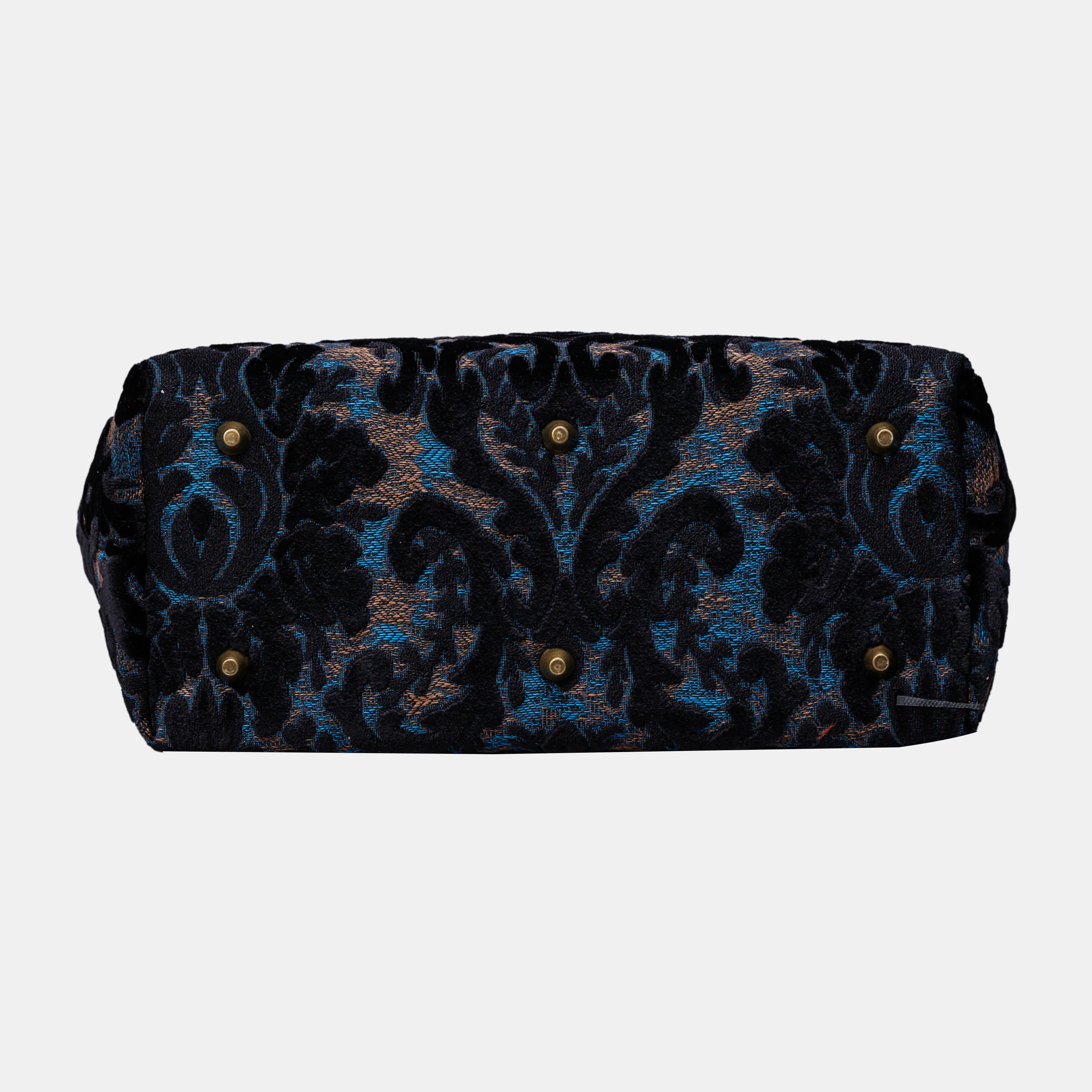 Burnout Velvet Black Carpet Tote Shopper - Image 6