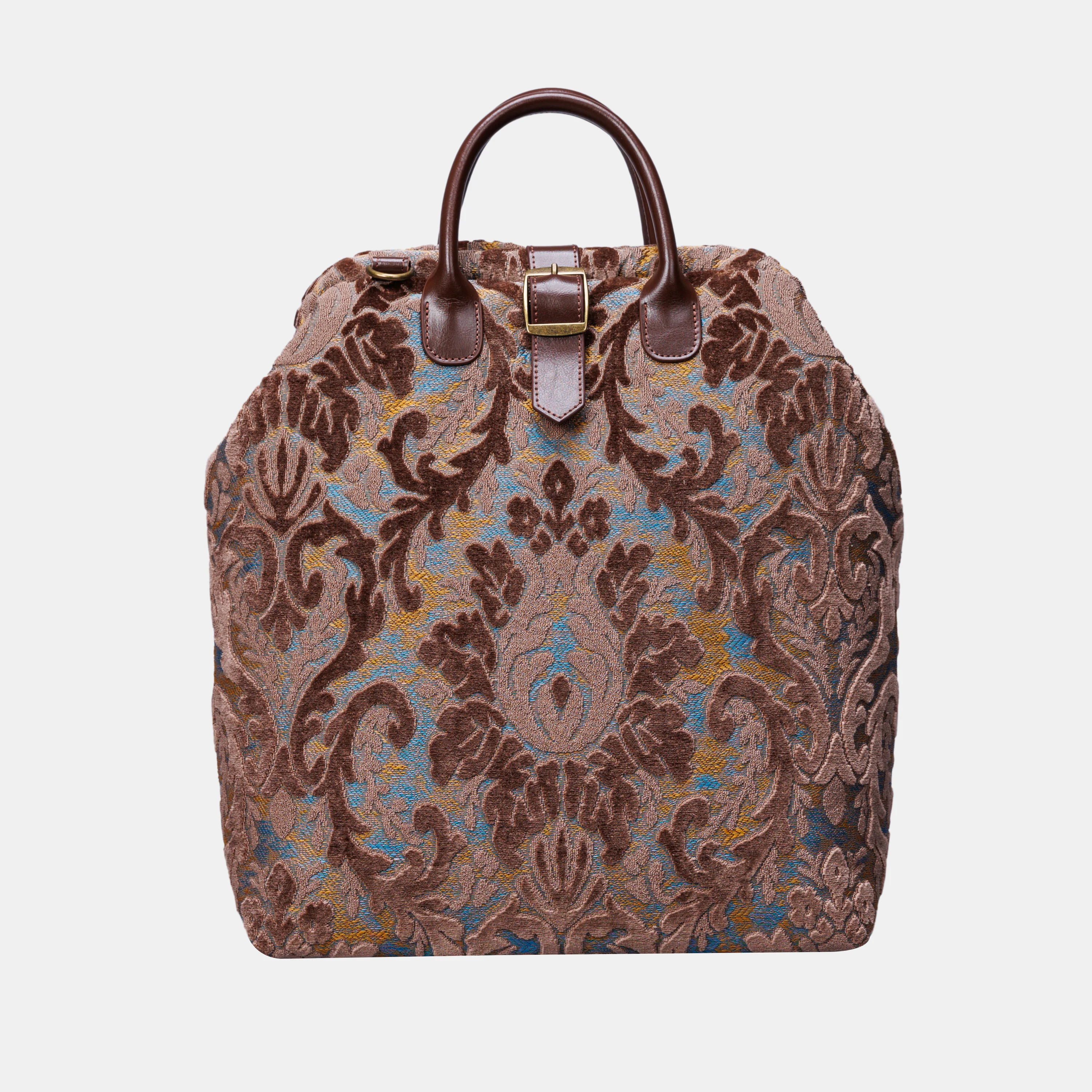 Burnout Velvet Camel Carpet Laptop Backpack - Image 3
