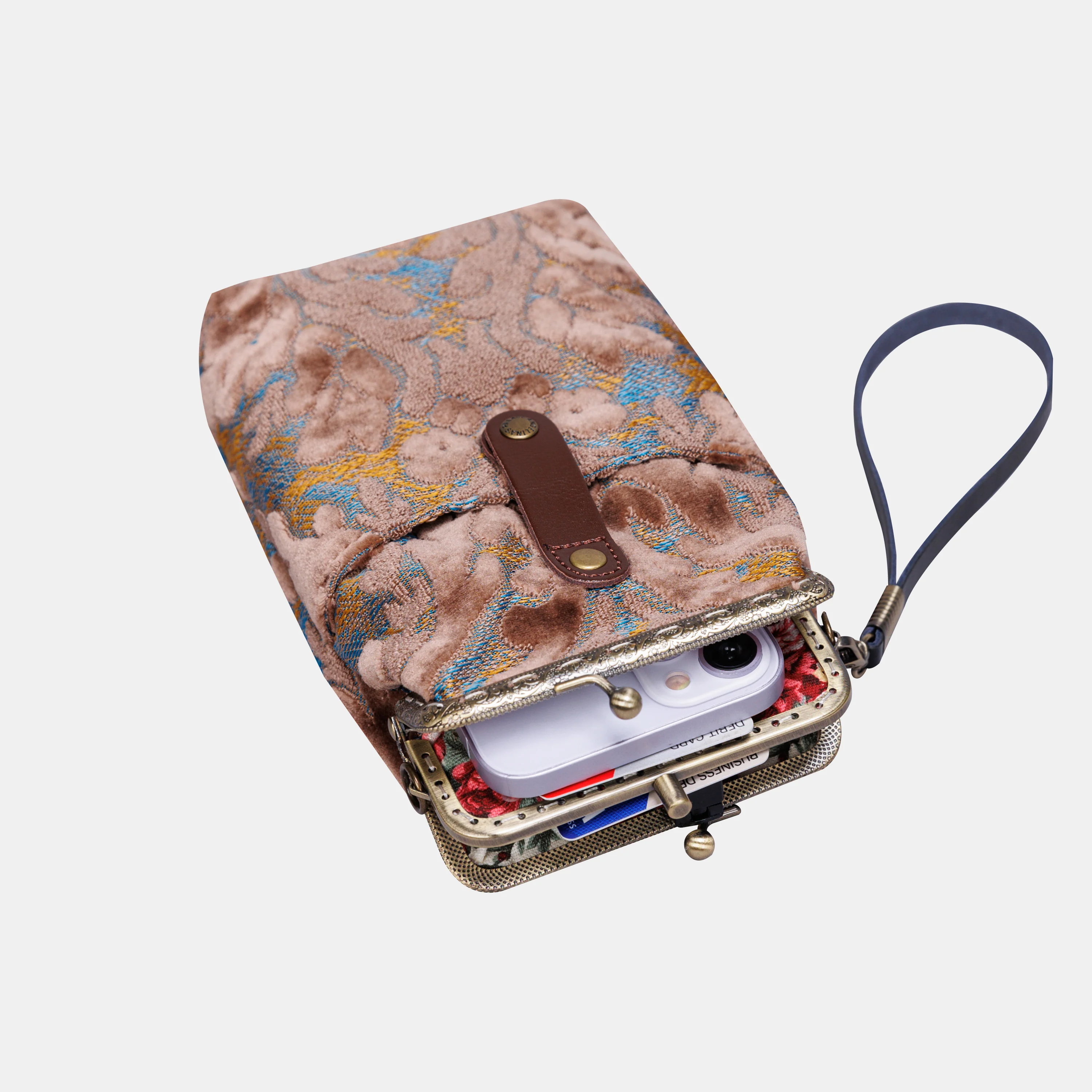 Burnout Velvet Camel Carpet Phone Case - Image 5