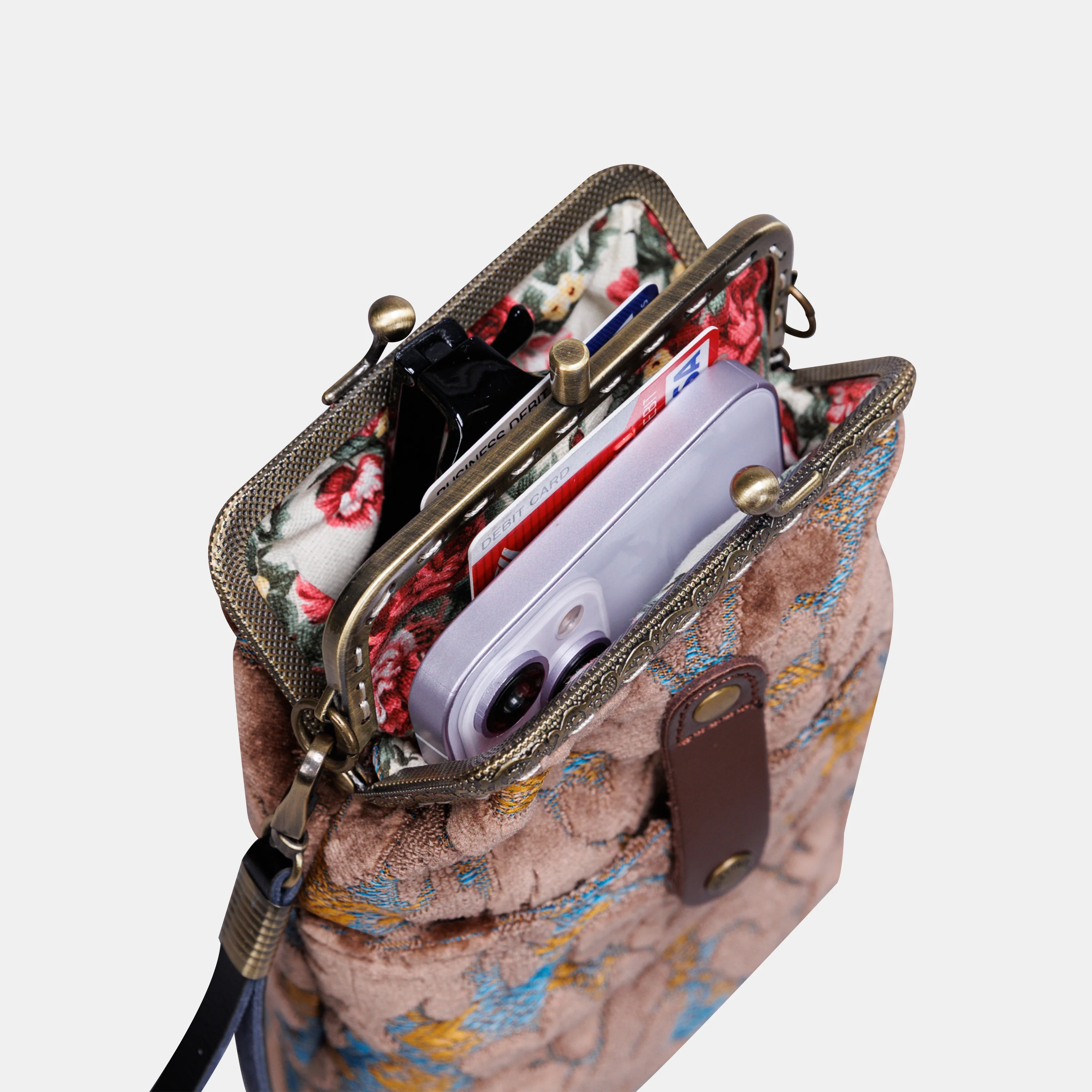 Burnout Velvet Camel Carpet Phone Case - Image 6