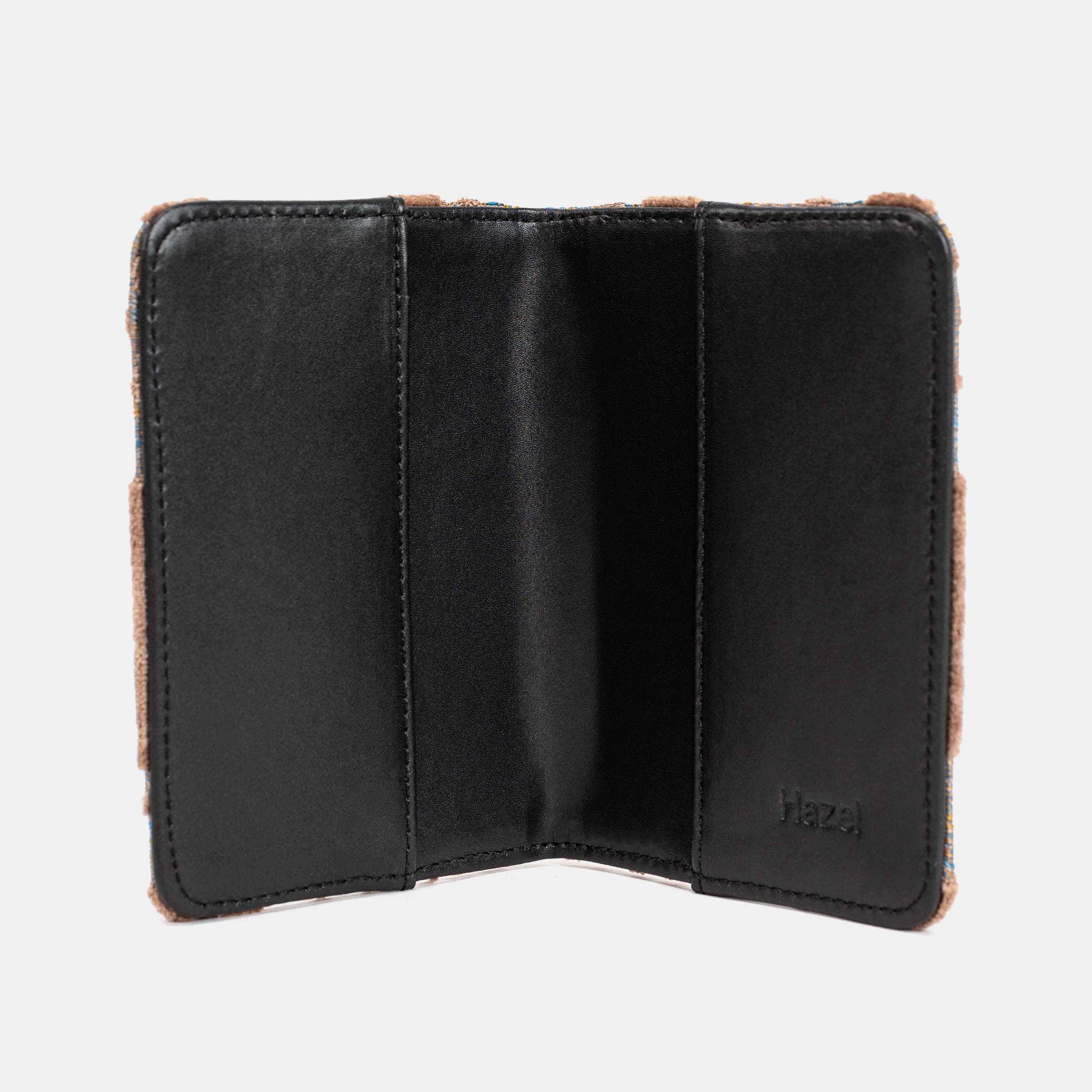 Burnout Velvet Camel Passport Cover - Image 3