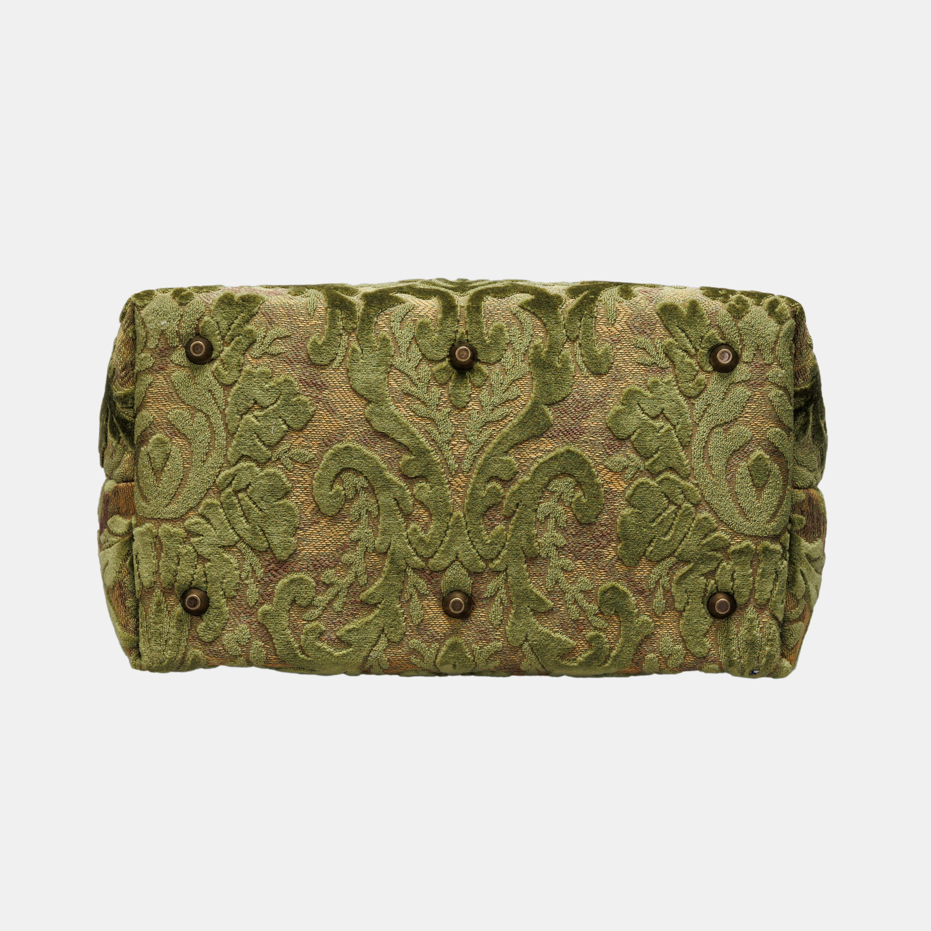 Burnout Velvet Fern Green Carpet Laptop Backpack - Image 7