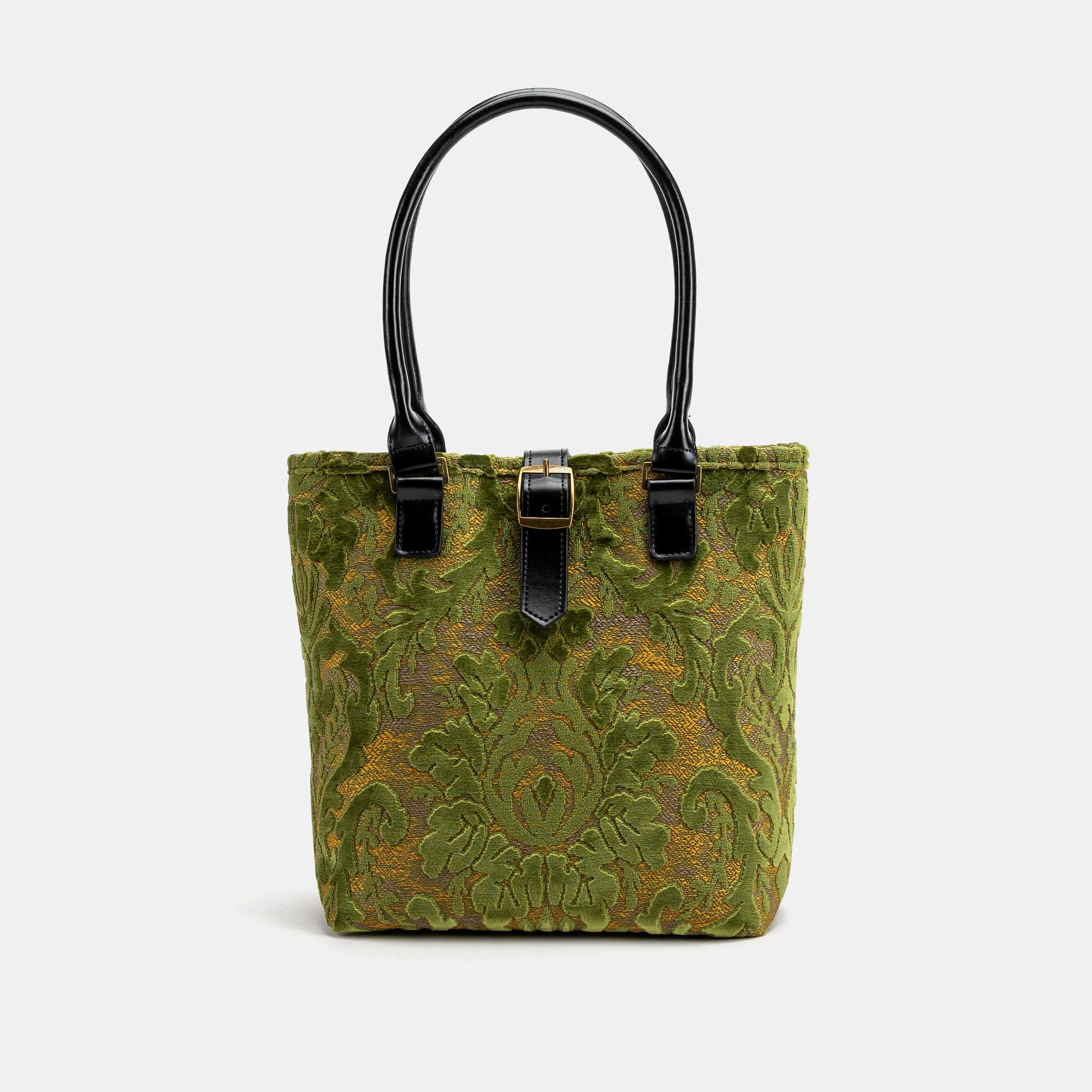 Burnout Velvet Fern Green Everyday Tote