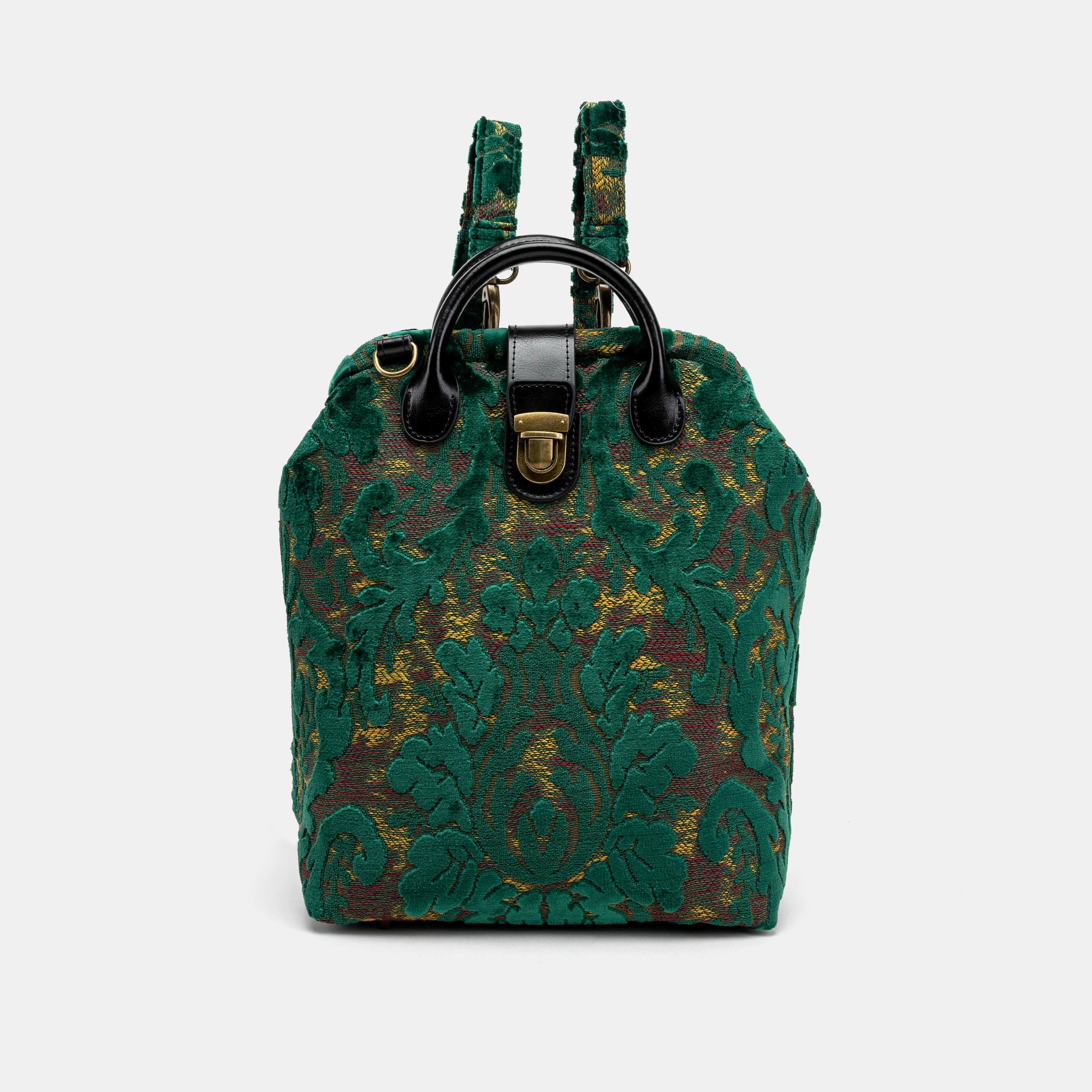 Burnout Velvet Jade Green Everyday Backpack - Image 2