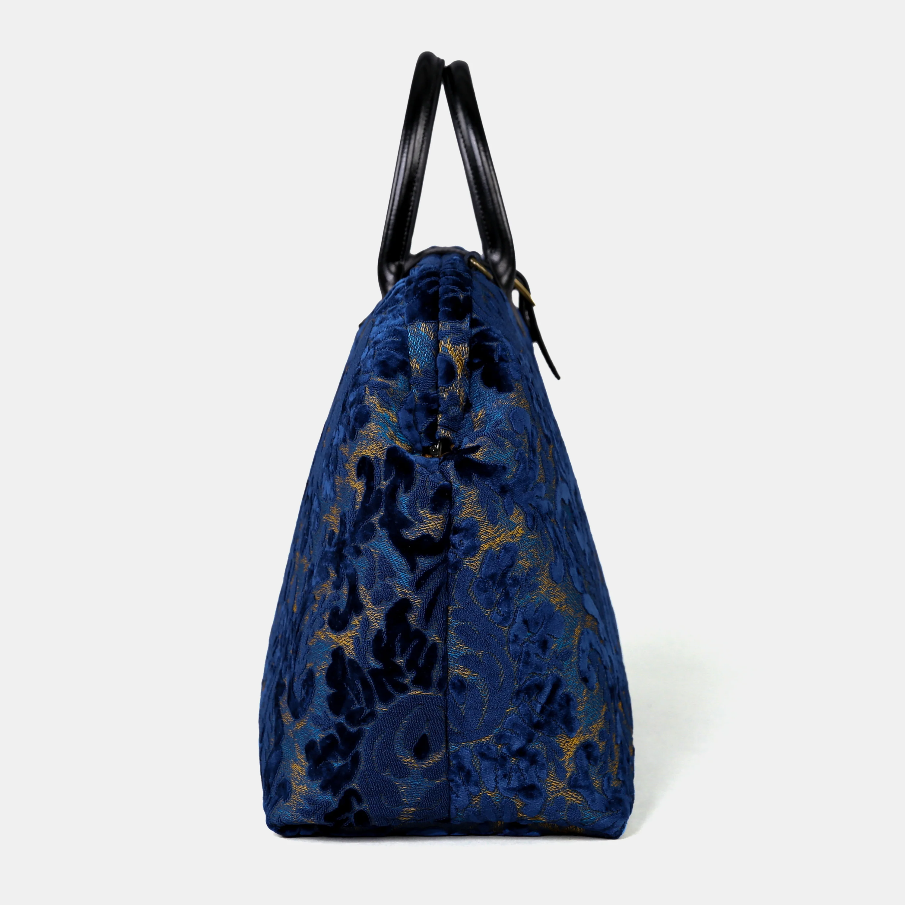 Burnout Velvet Navy Mary Poppins Weekender - Image 3