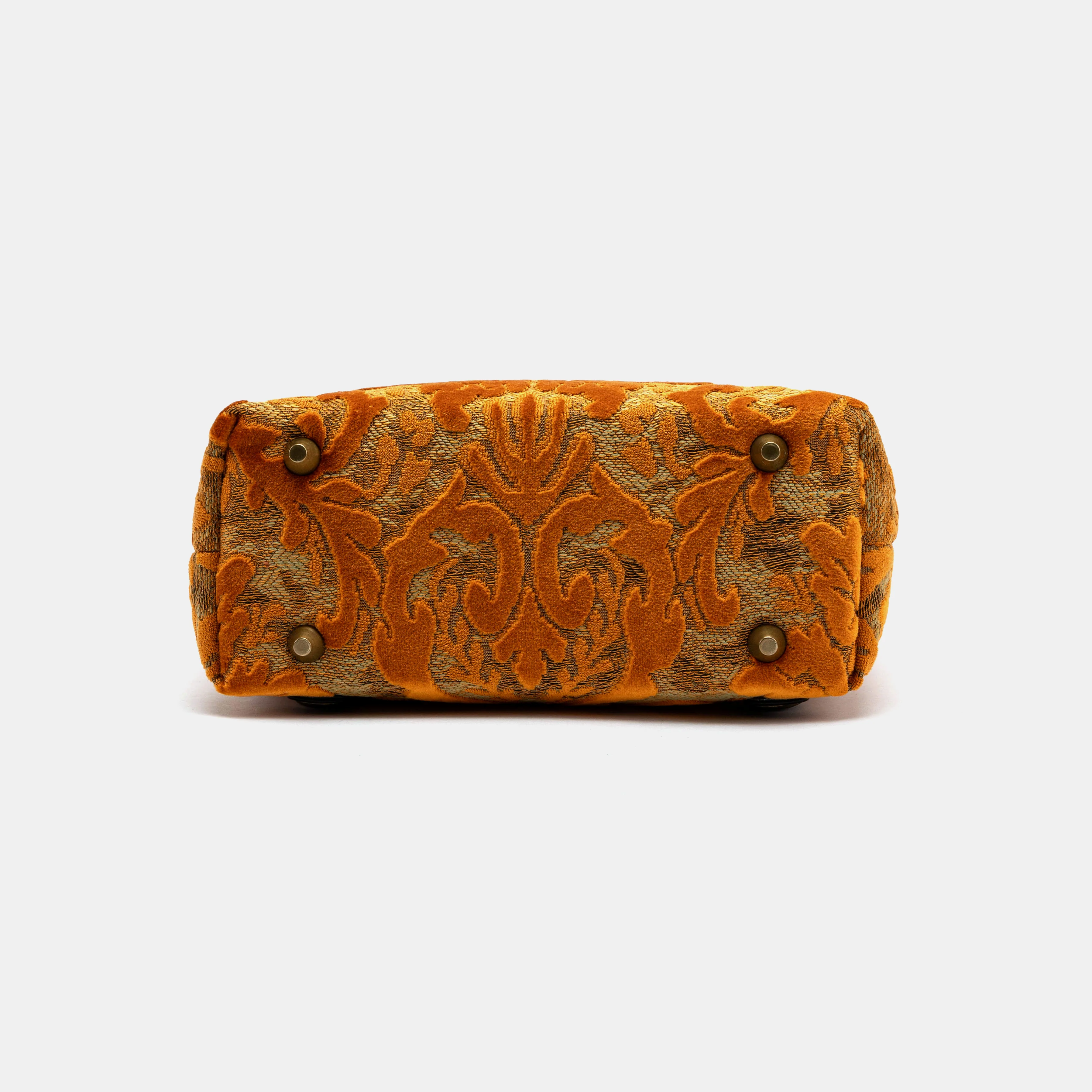 Burnout Velvet Orange Everyday Backpack - Image 8