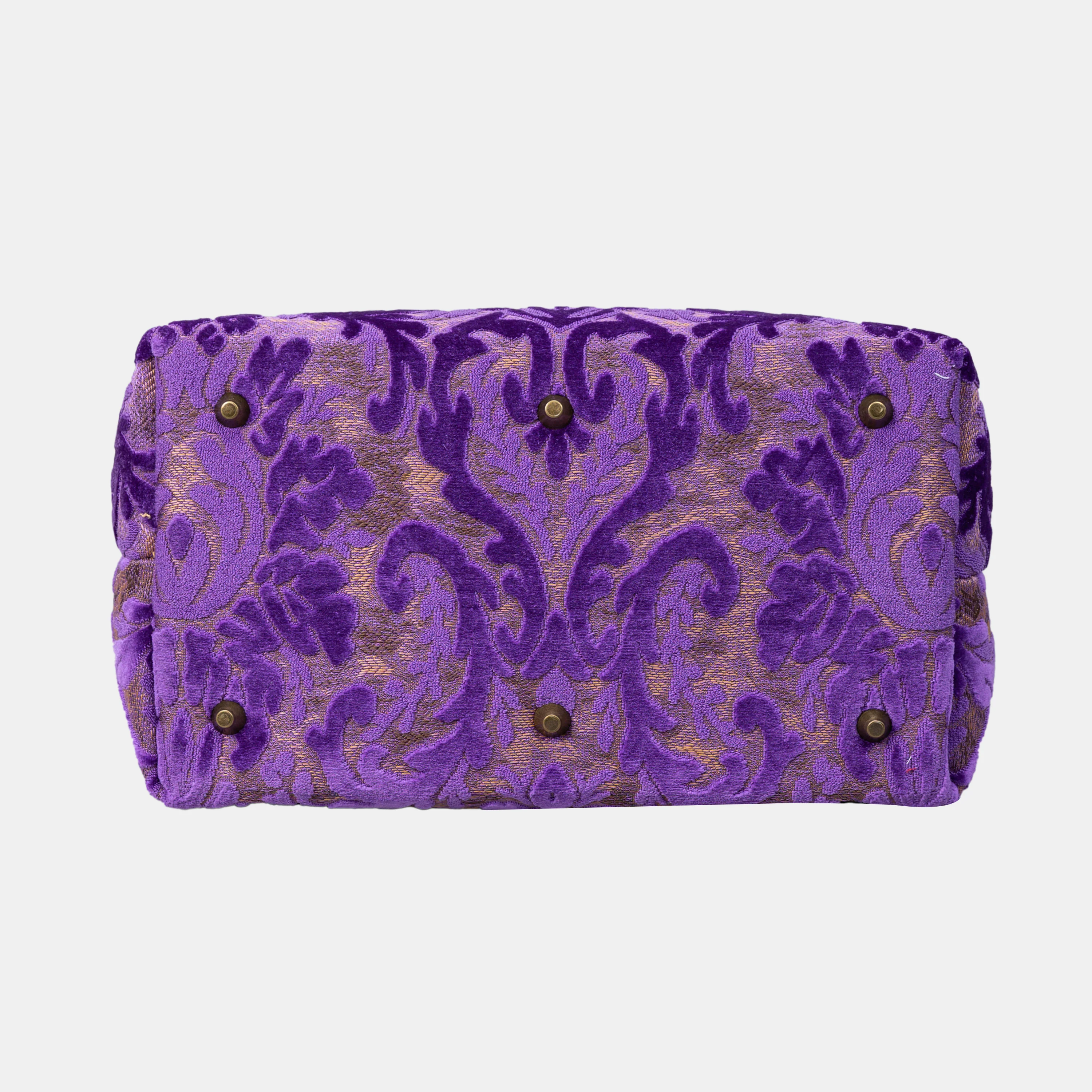 Burnout Velvet Purple Carpet Laptop Backpack - Image 6