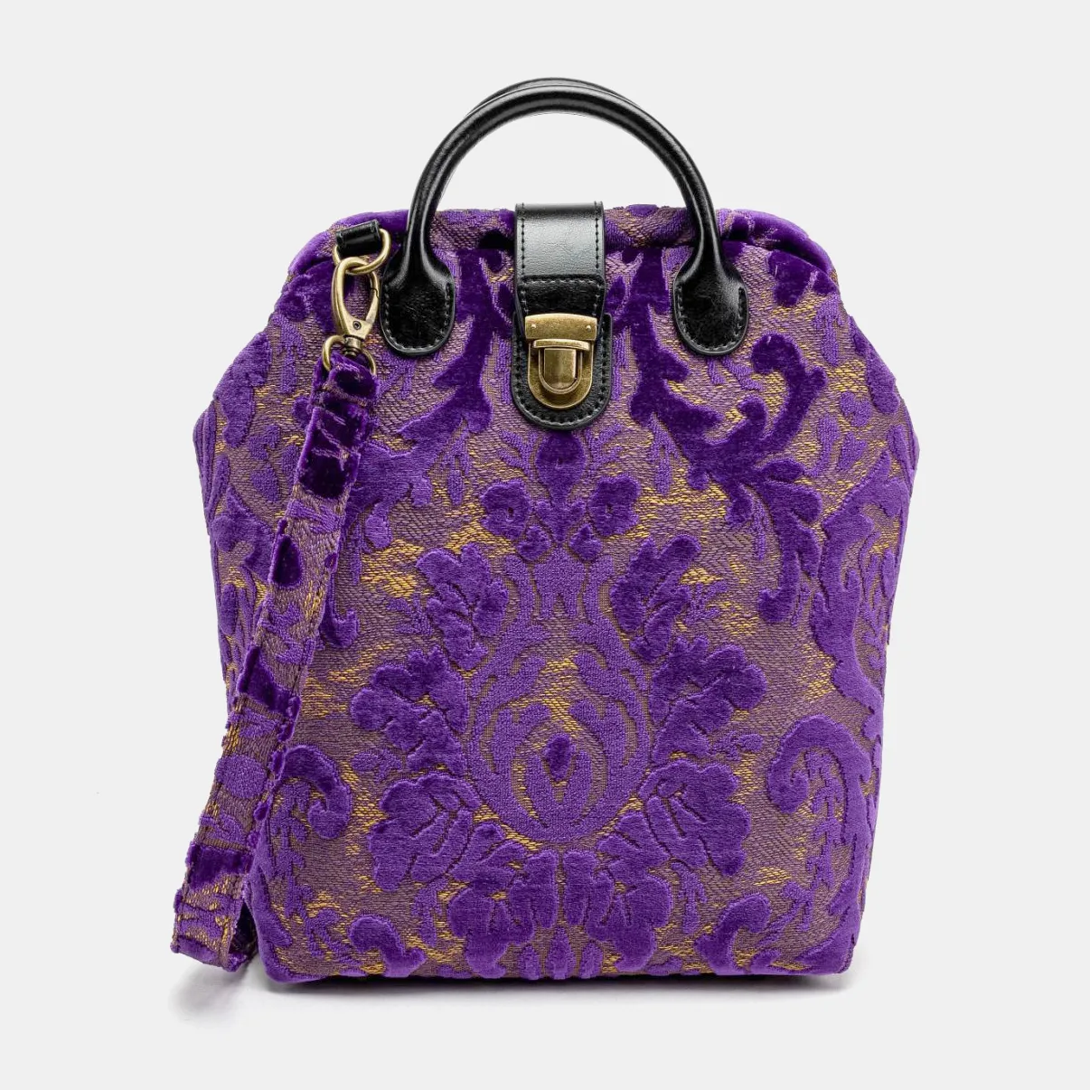 Burnout Velvet Purple Everyday Backpack - Image 3
