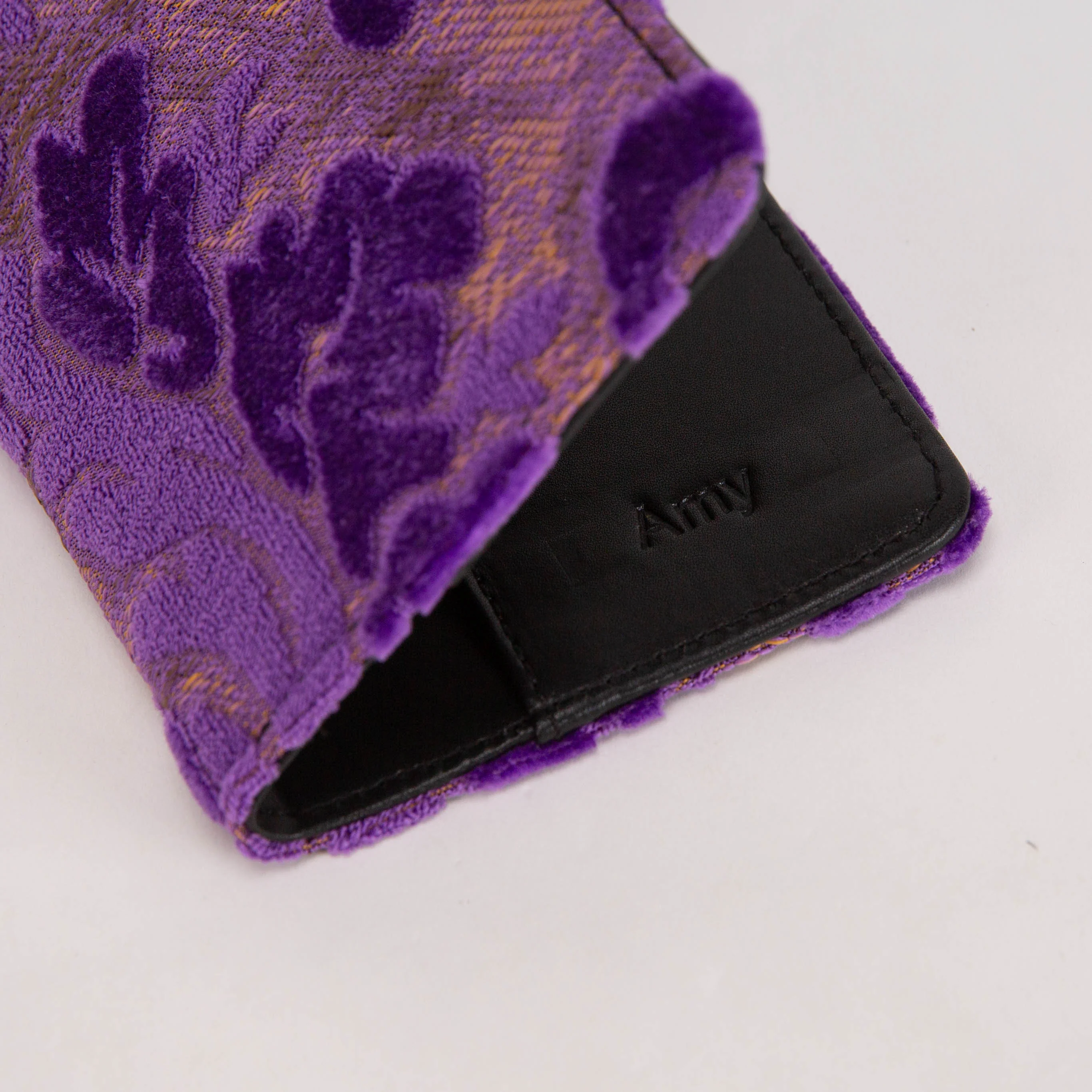 Burnout Velvet Purple Passport Cover - Image 4