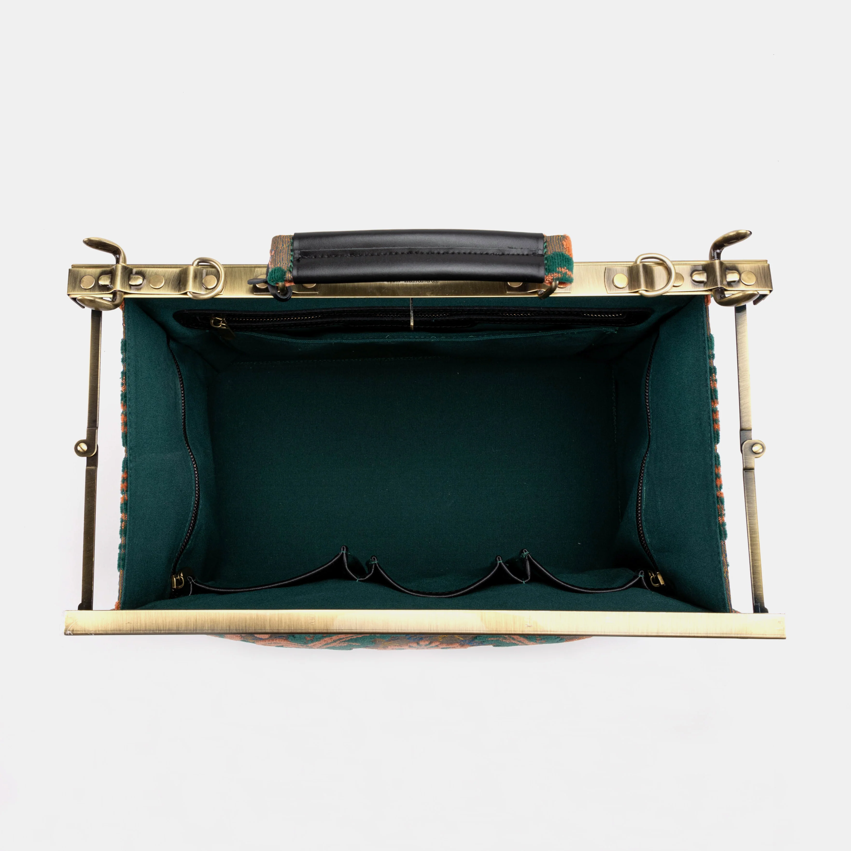 Burnout Velvet Revival Jade Celine Carpet Gladstone Bag - Image 8