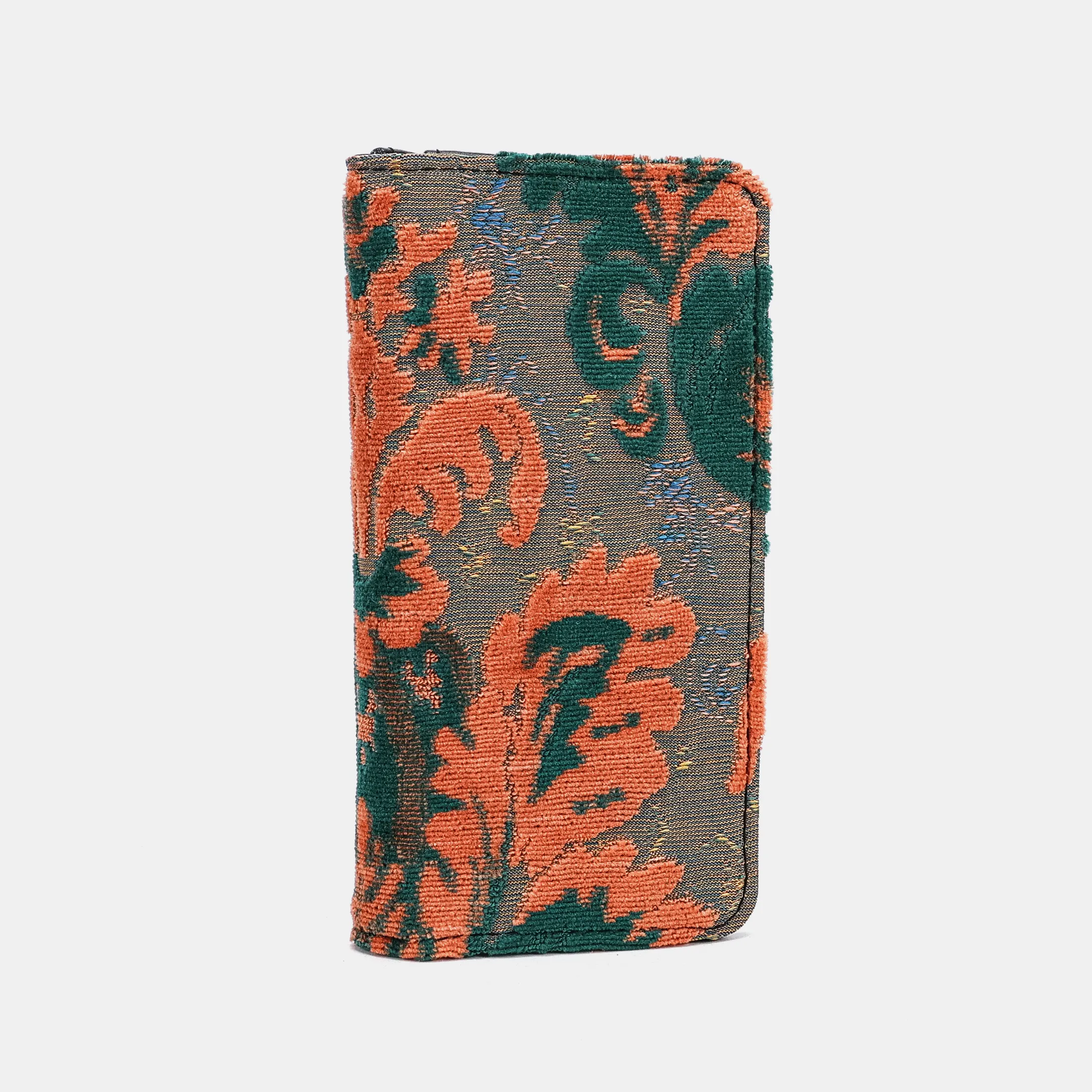 Burnout Velvet Revival Jade Checkbook Cover - Image 2