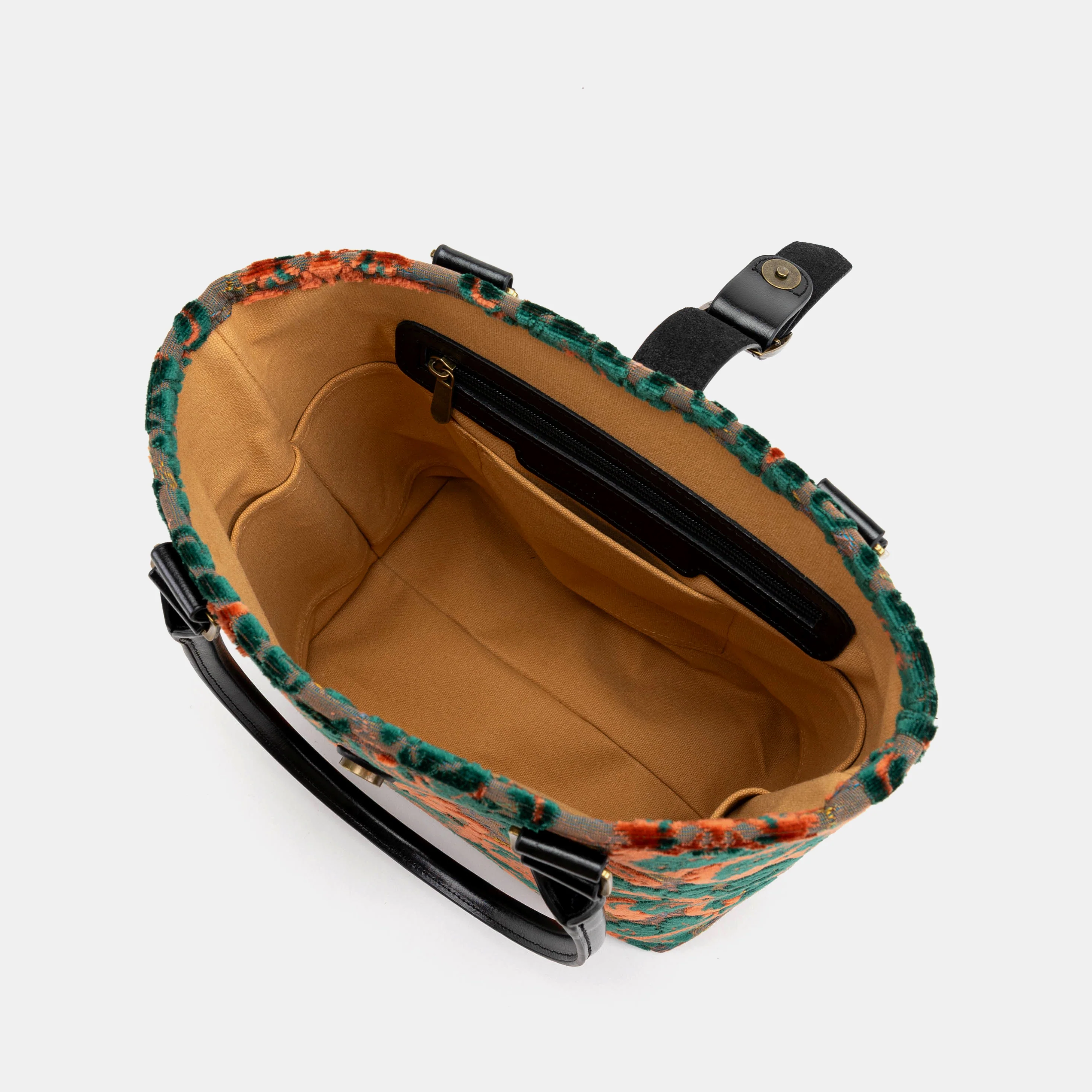 Burnout Velvet Revival Jade Everyday Tote - Image 6