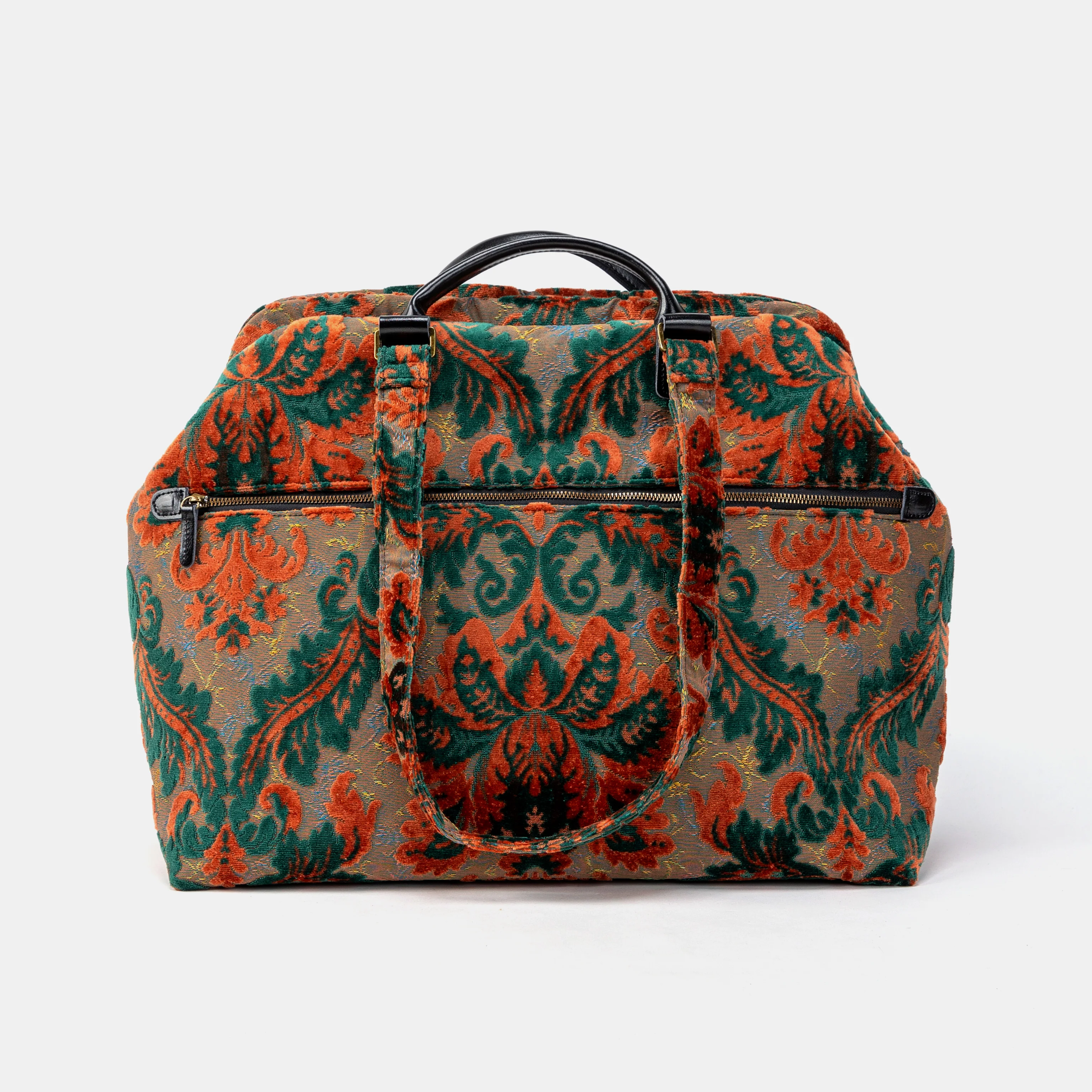 Burnout Velvet Revival Jade Knitting Project Bag - Image 2