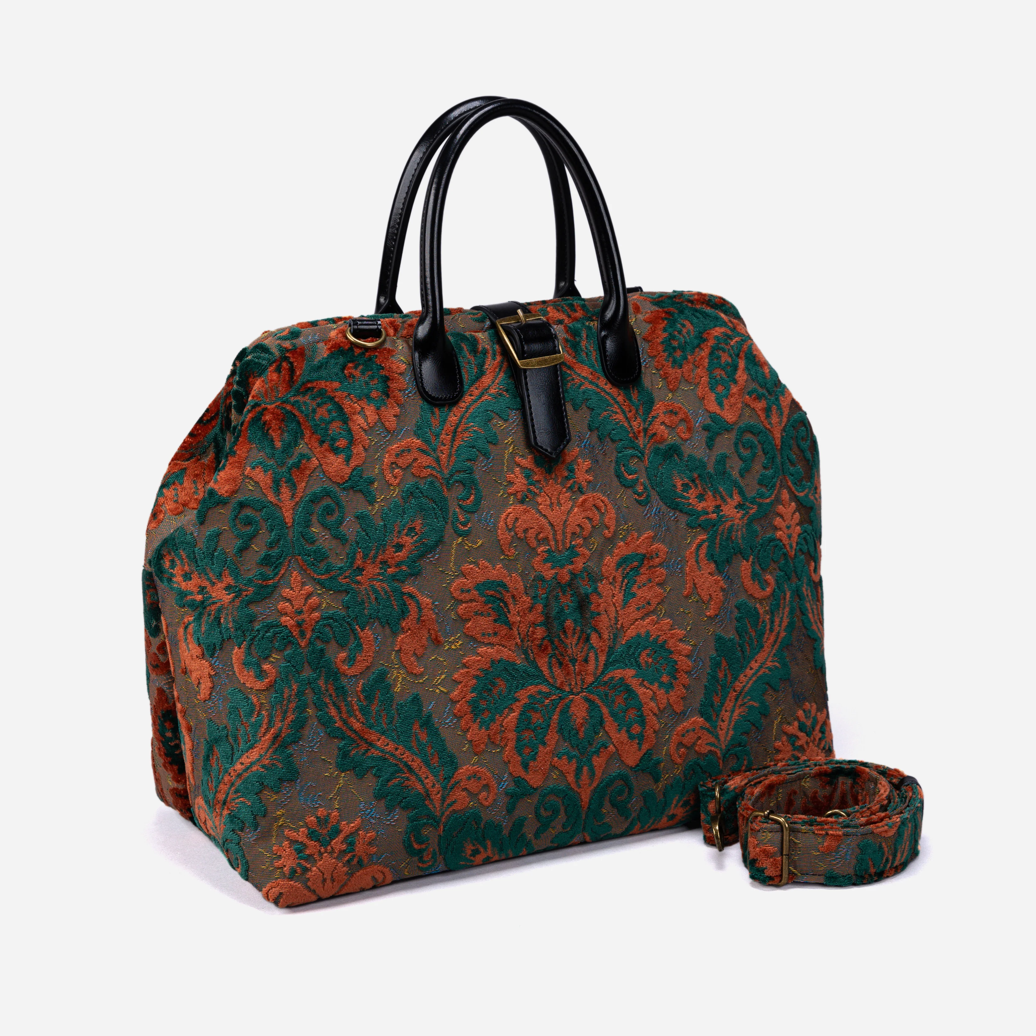 Burnout Velvet Revival Jade Mary Poppins Weekender - Image 2
