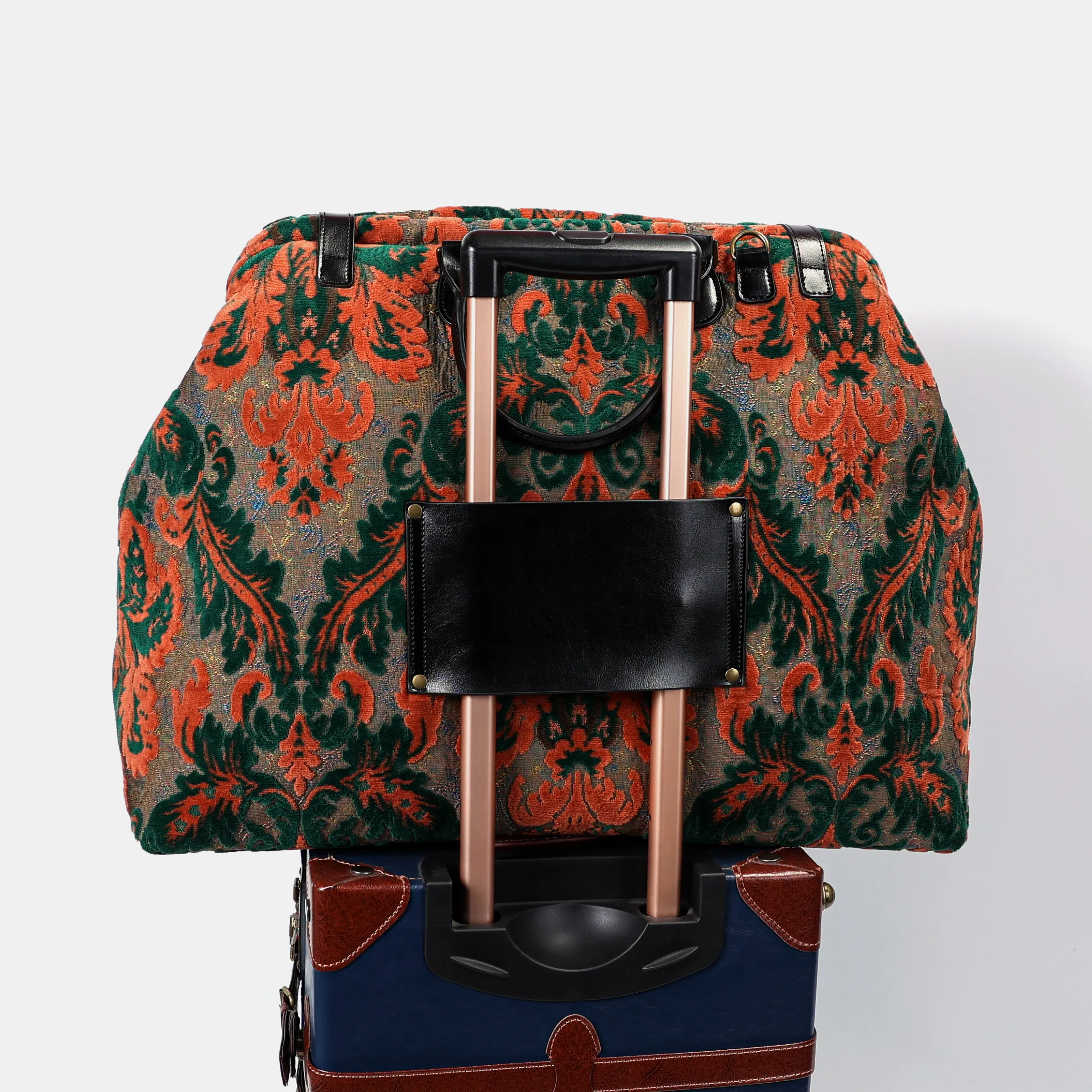 Burnout Velvet Revival Jade Men's Carpetbag - Image 6